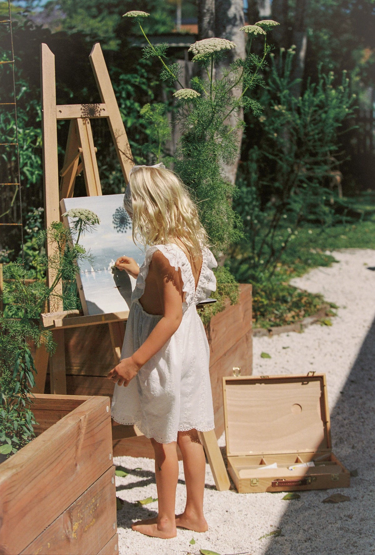 Juni JNR Rumi Dress - Blanc COMING SOON
