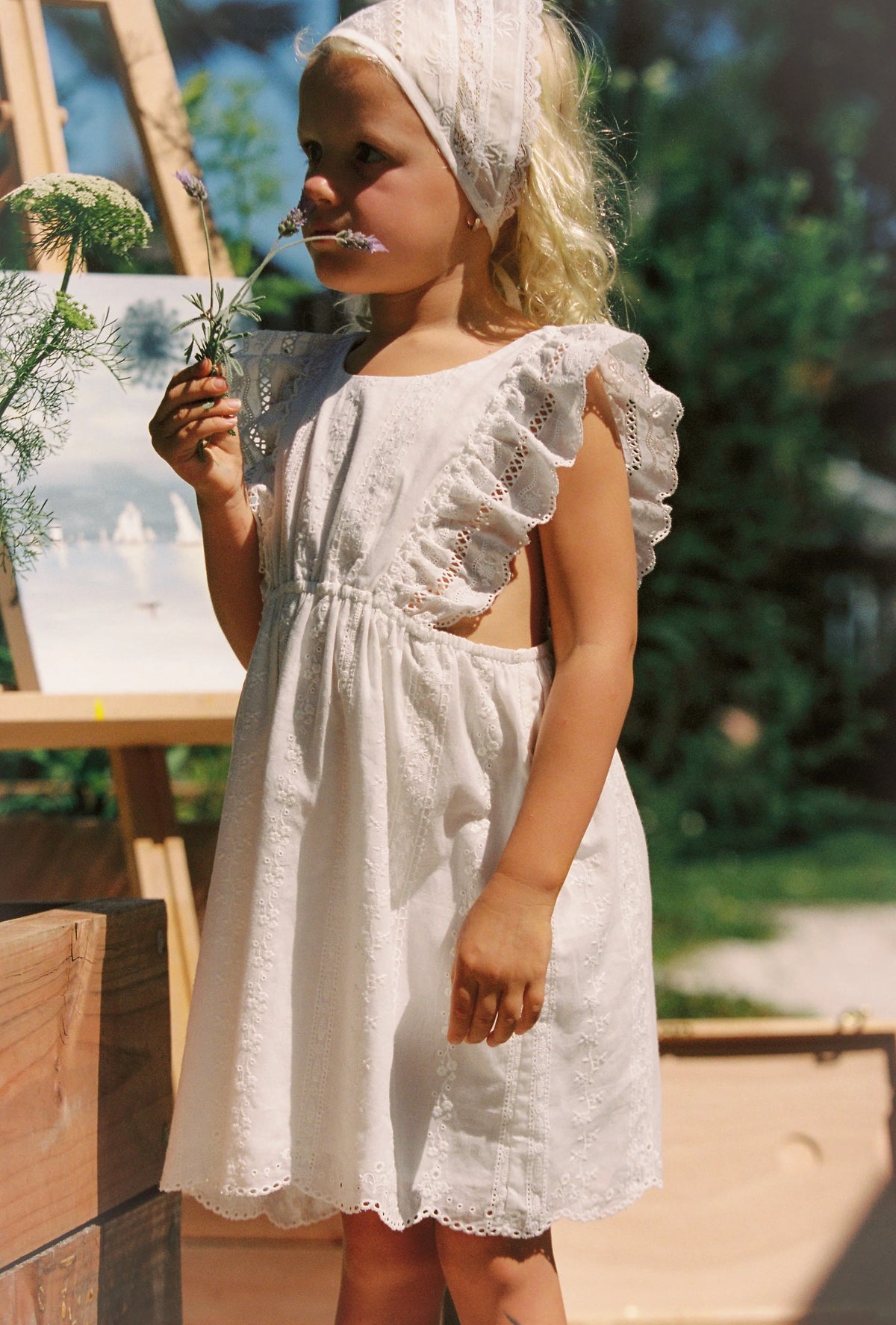 Juni JNR Rumi Dress - Blanc COMING SOON