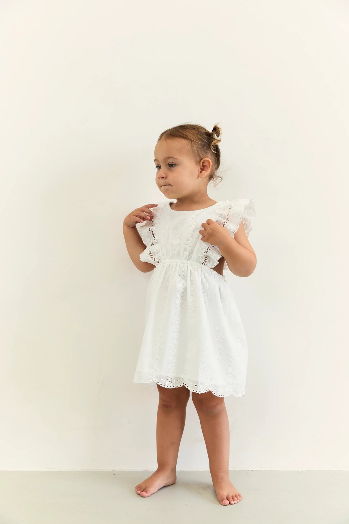 Juni JNR Rumi Dress - Blanc COMING SOON