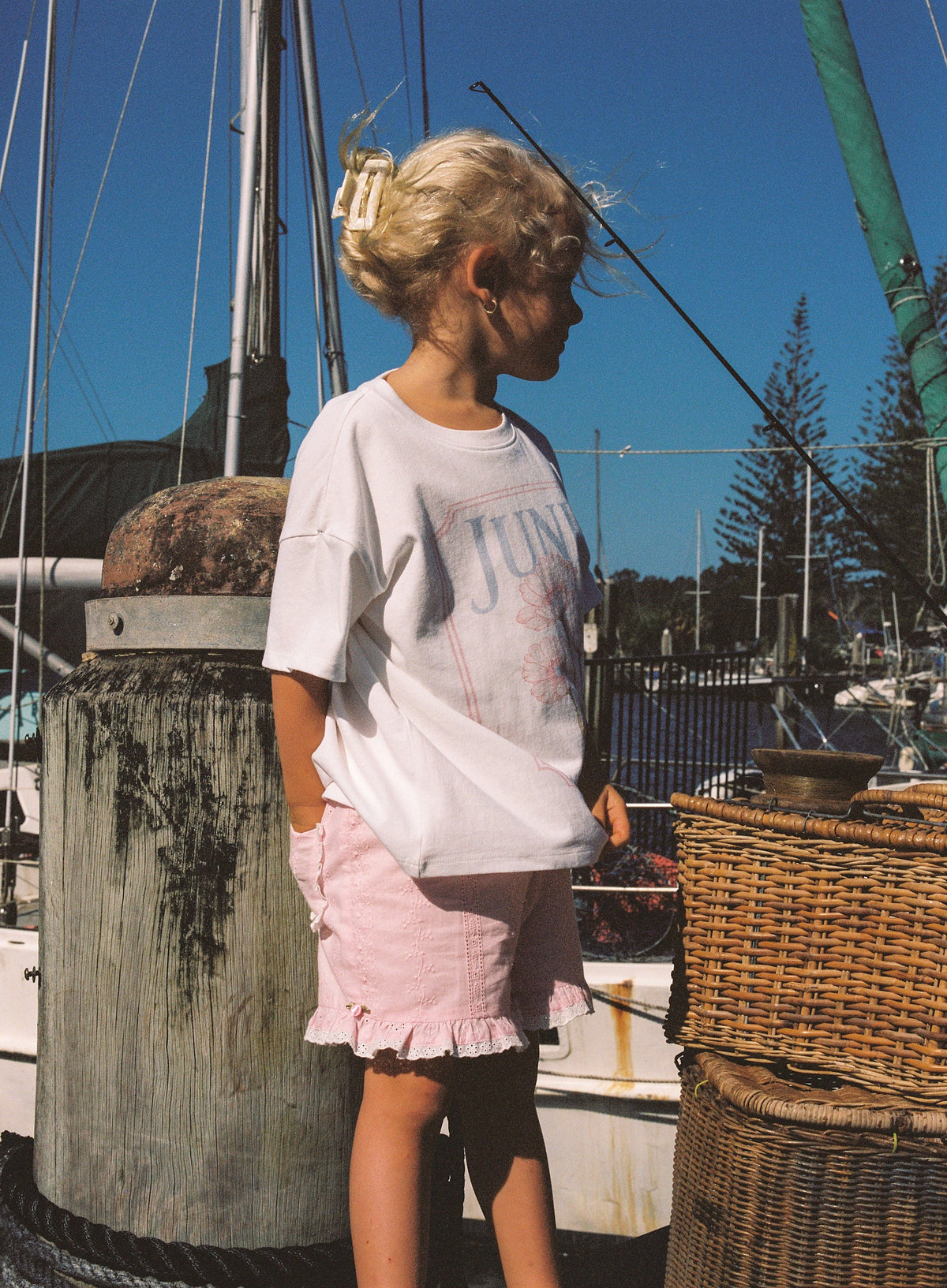 Juni JNR Summer House Tee - White COMING SOON