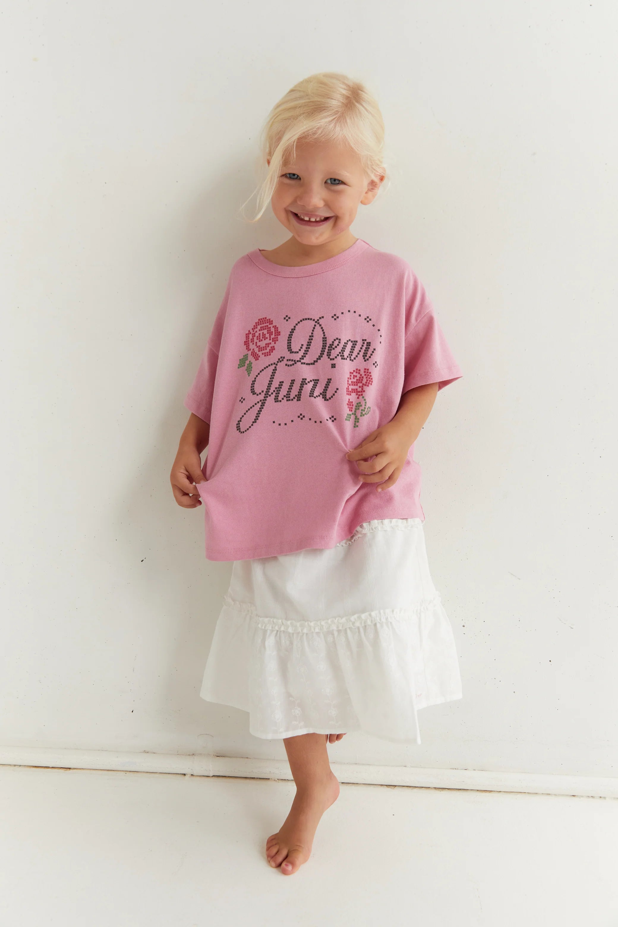 Juni Jnr Dear Juni Tee - Pink