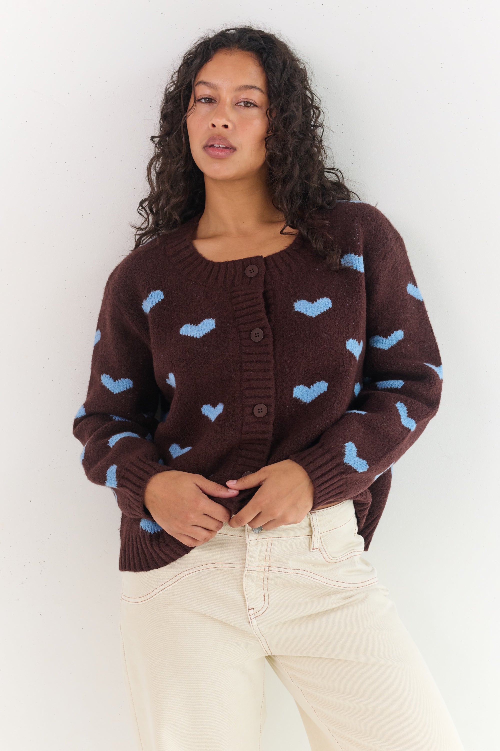JUNI Sweetheart Cardigan
