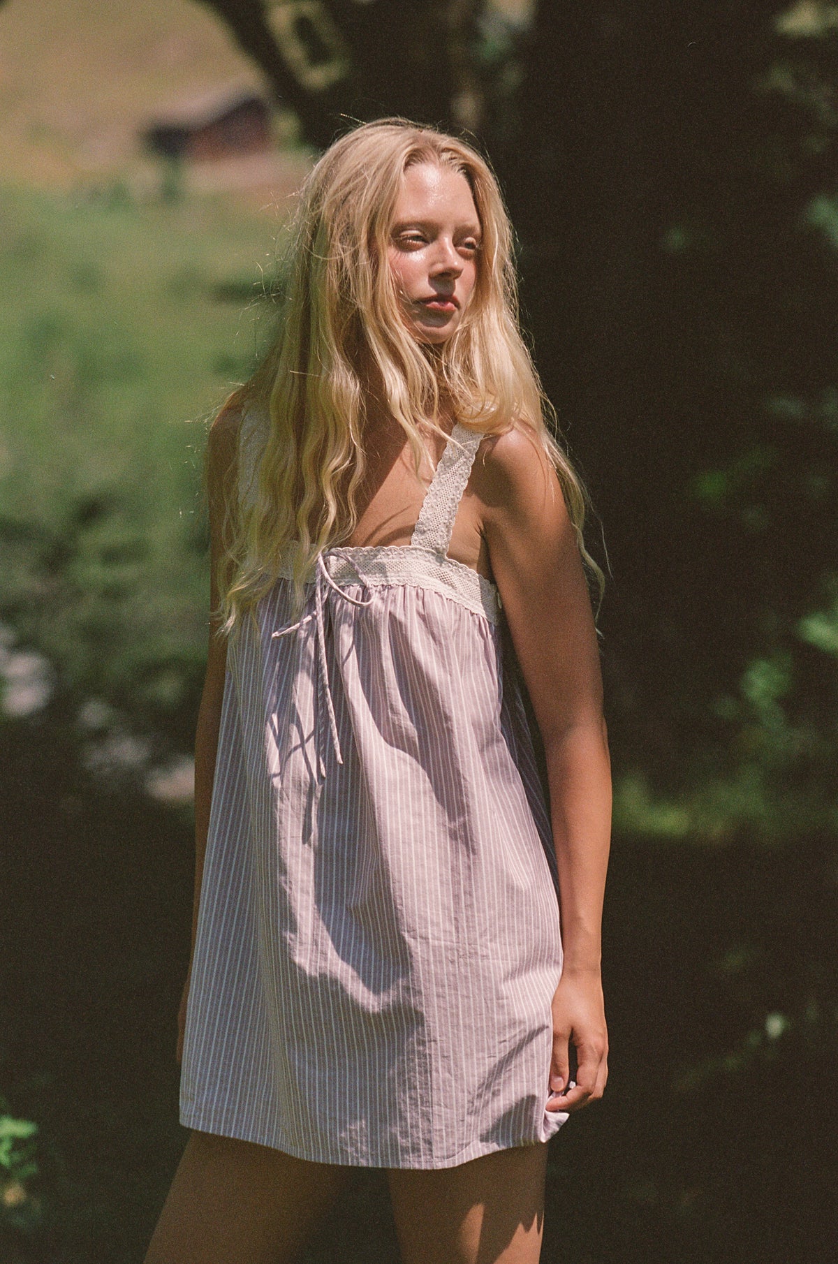 Juni Valerie Mini Dress - Rosa Stripe (Coming Soon)