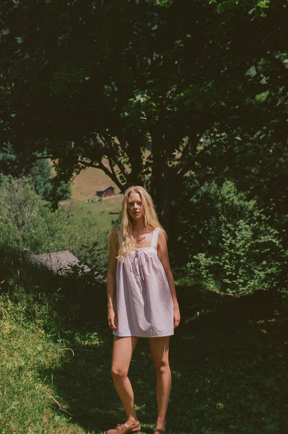 Juni Valerie Mini Dress - Rosa Stripe (Coming Soon)