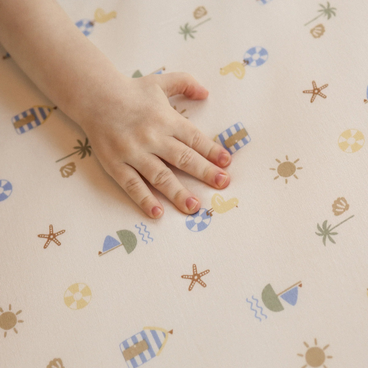 KYND Fitted Cot Sheet - Beach Box