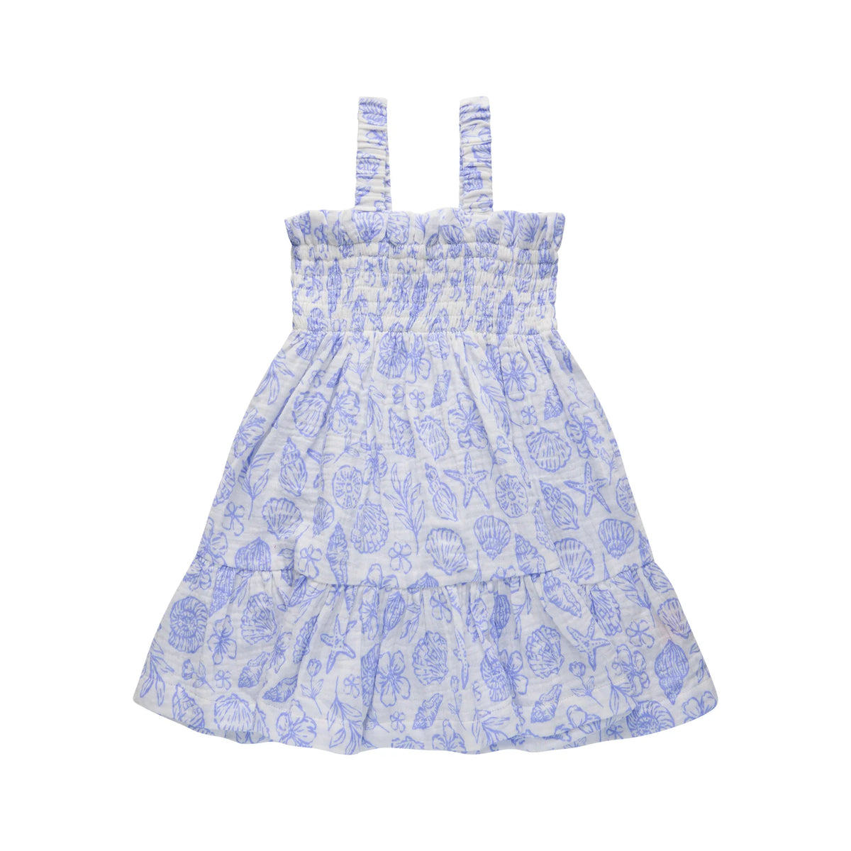 KYND Shirred Dress  - Coconut