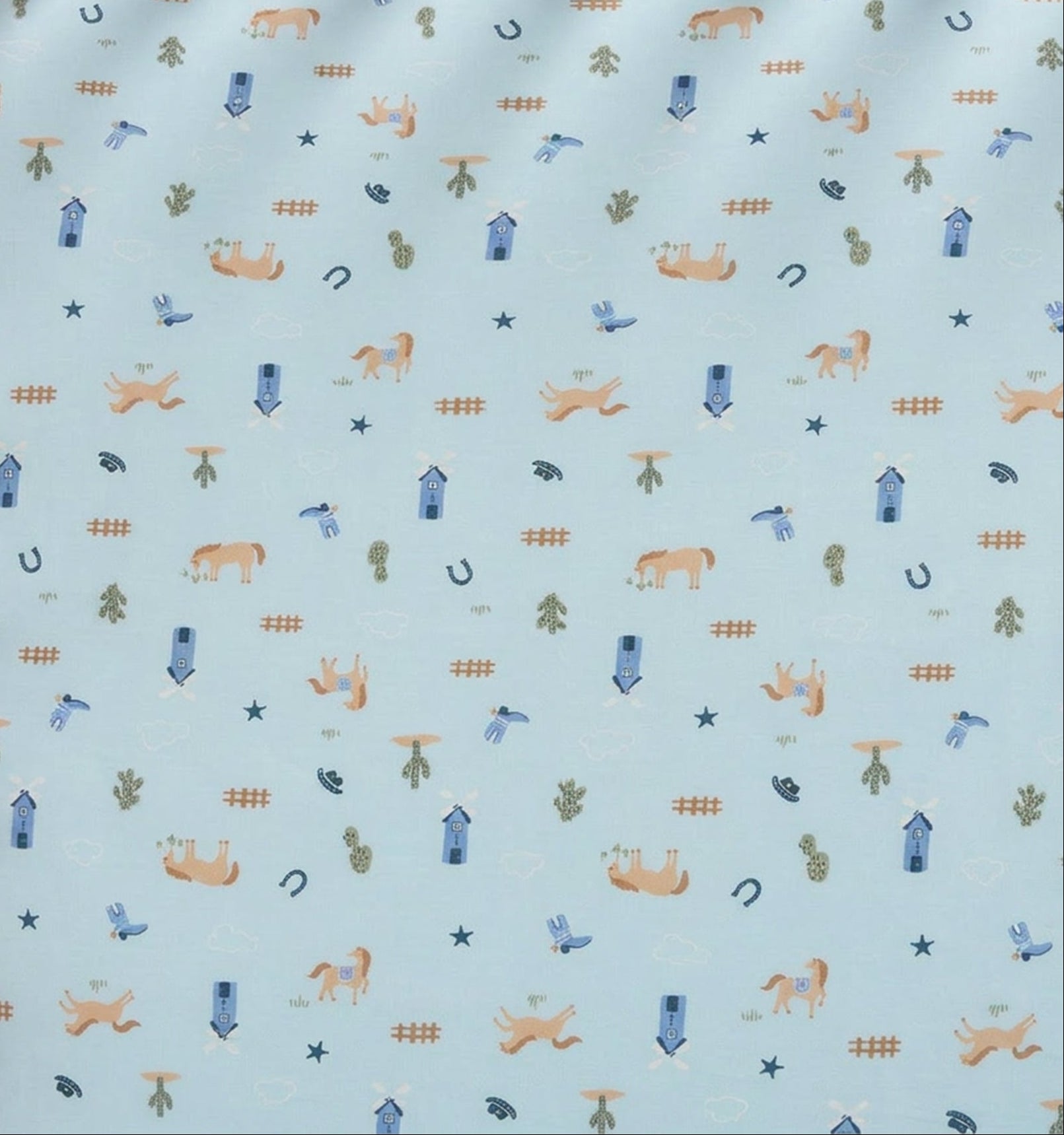 KYND Large Stretchy Swaddle - Country Blue