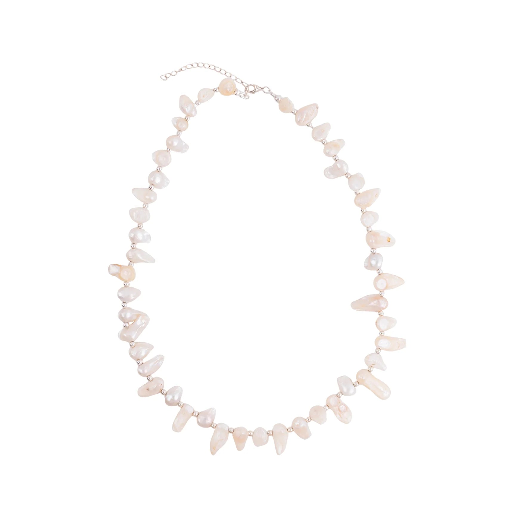 Kaarme Plain Chunky Pearl - Silver