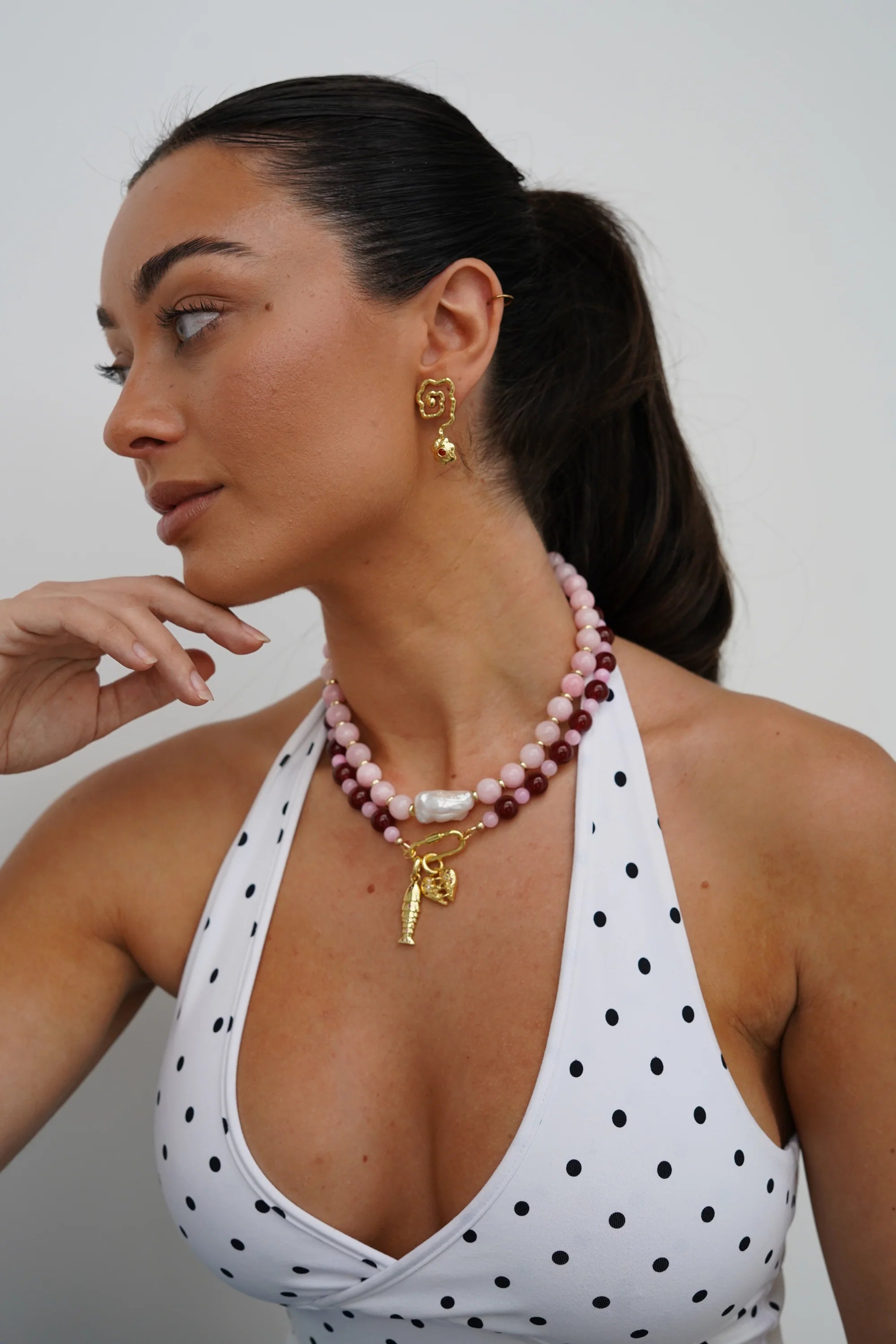 Kaarme Poet Necklace - Gold