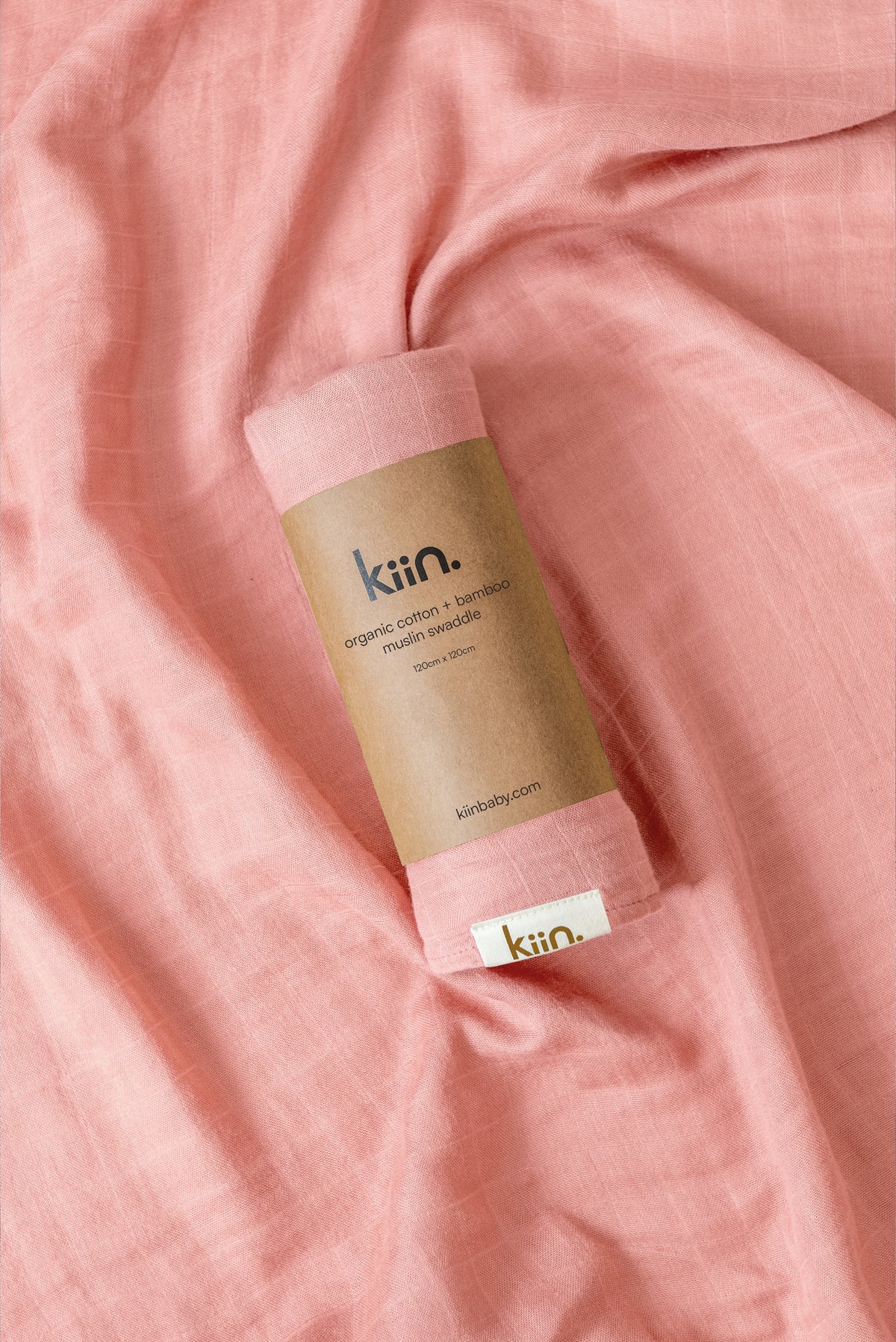 Kiin Organic Swaddle - Peony