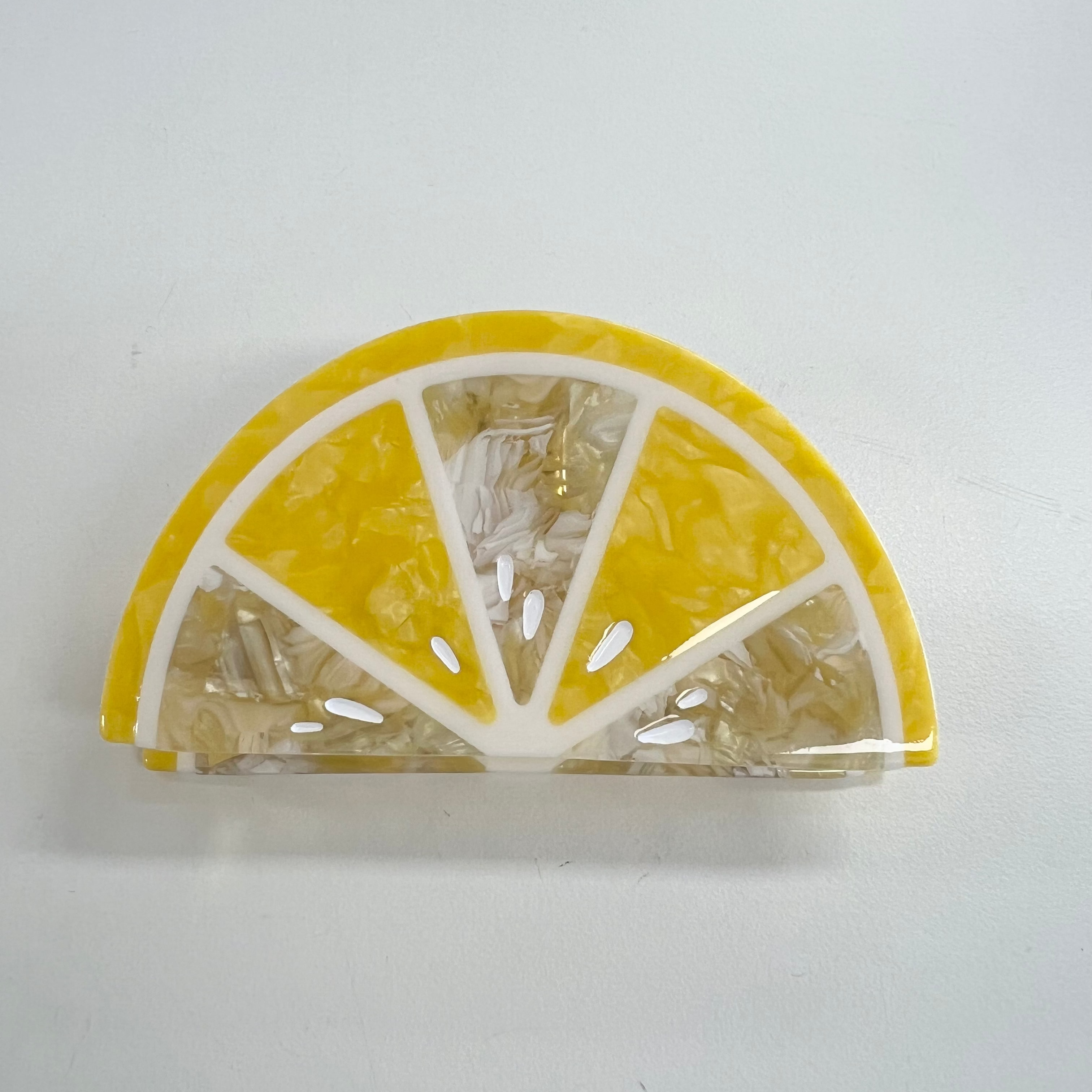 Kingston Lemon Wedge Hair Claw