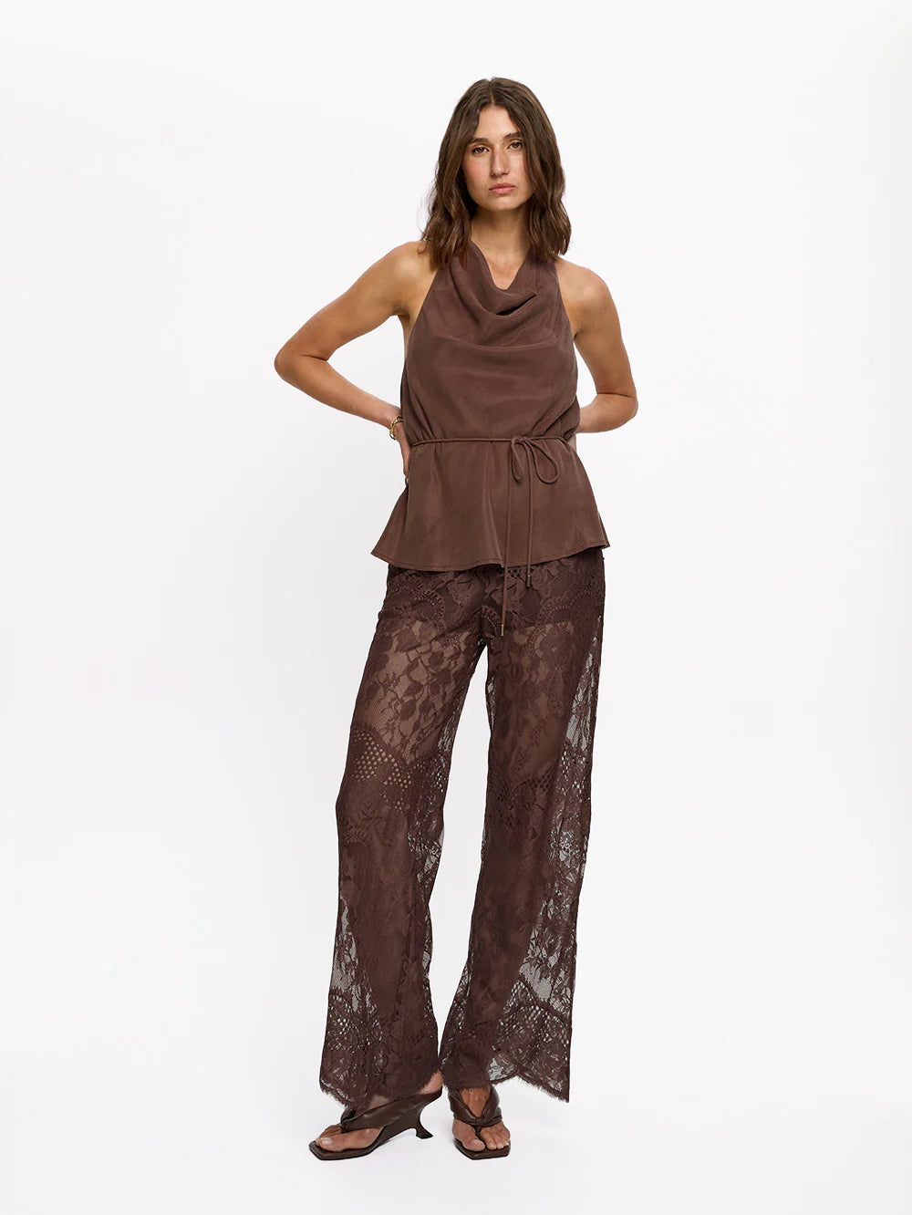 Kivari Arabella Pant - Chocolate