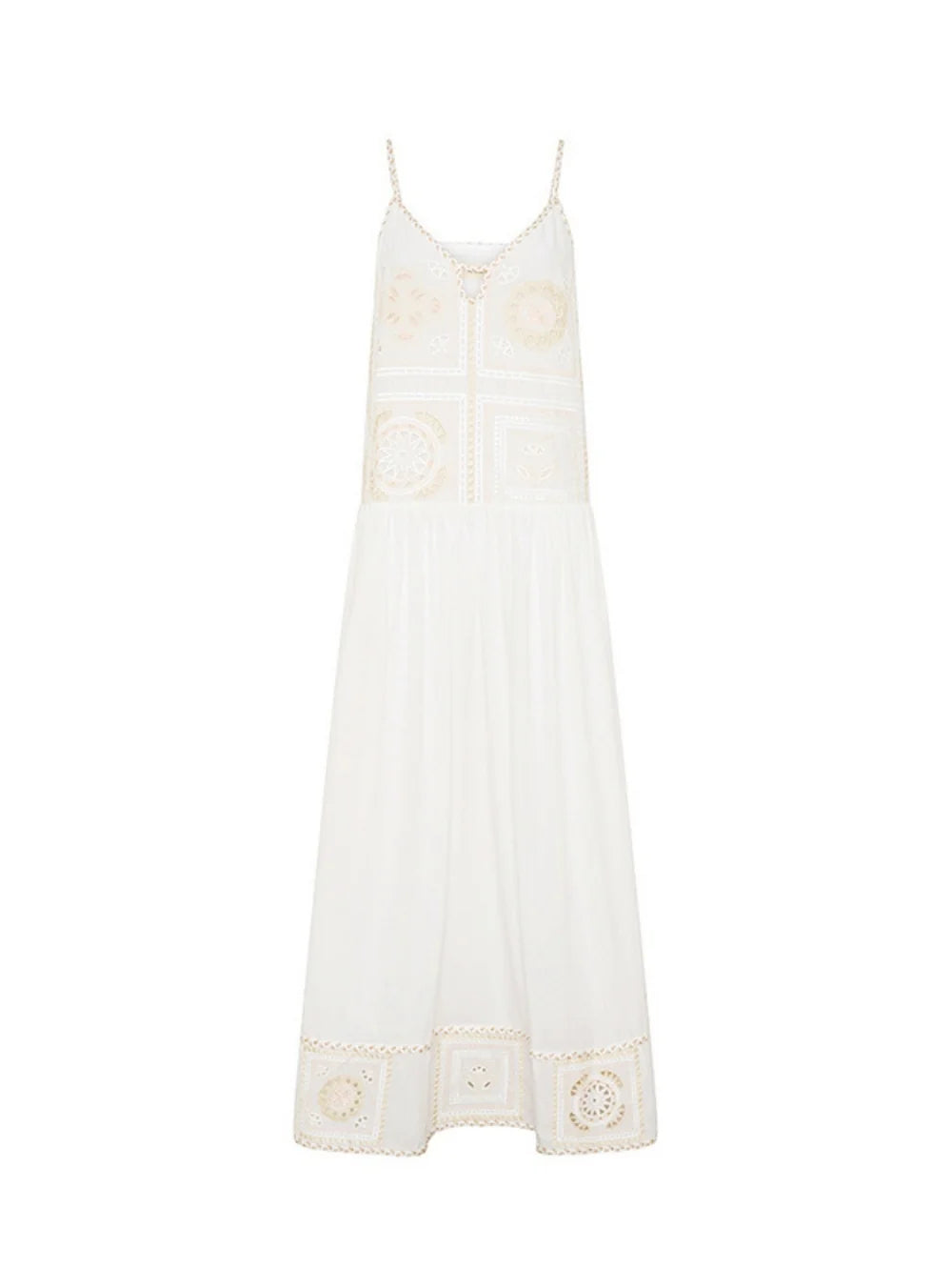 Kivari Delfie Maxi Dress - Ivory