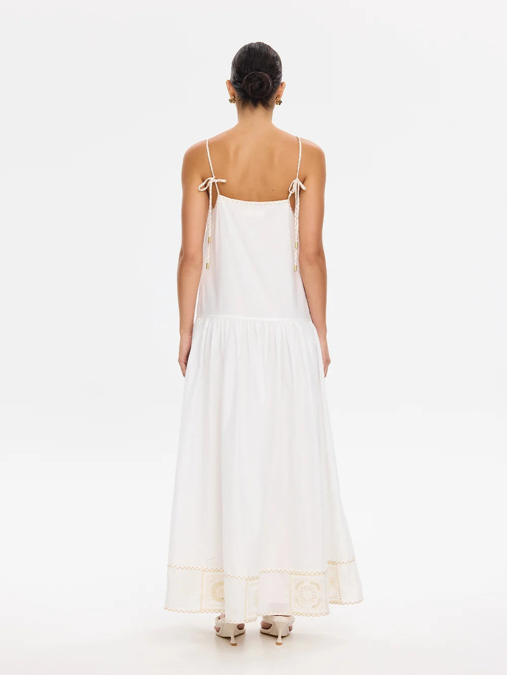 Kivari Delfie Maxi Dress - Ivory