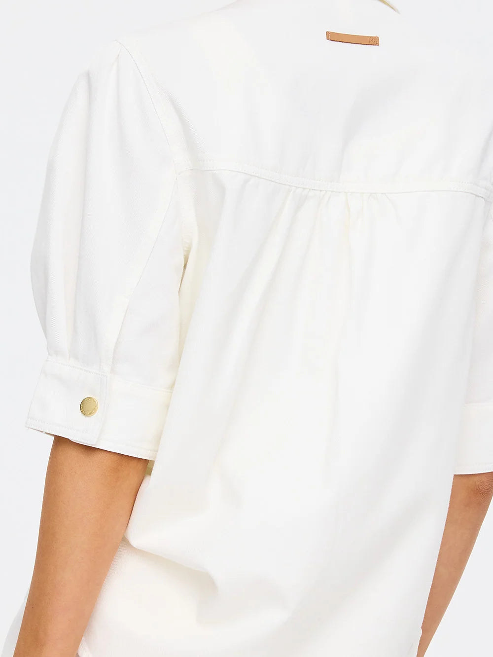 Kivari Lou Denim Shirt - White