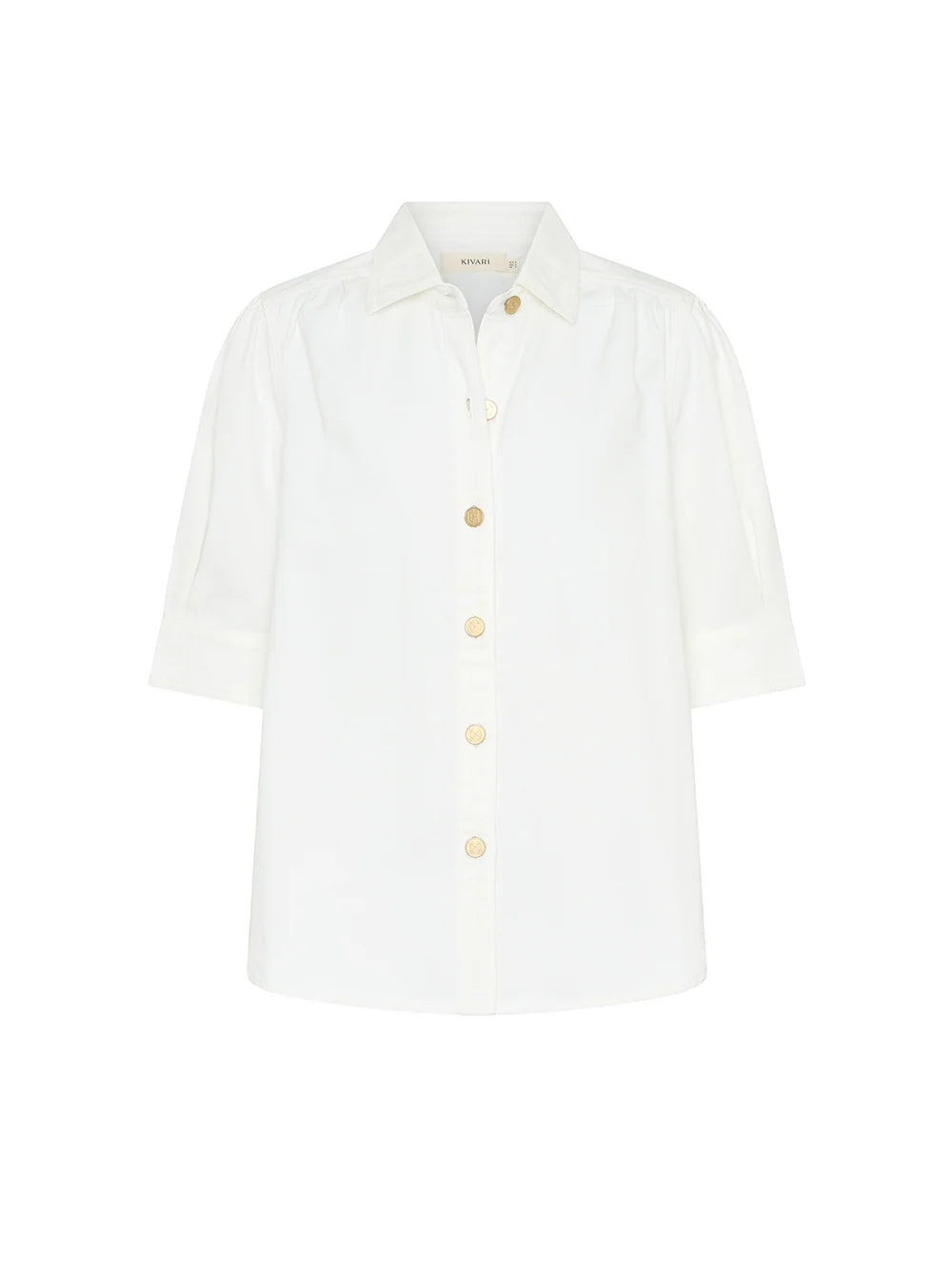 Kivari Lou Denim Shirt - White