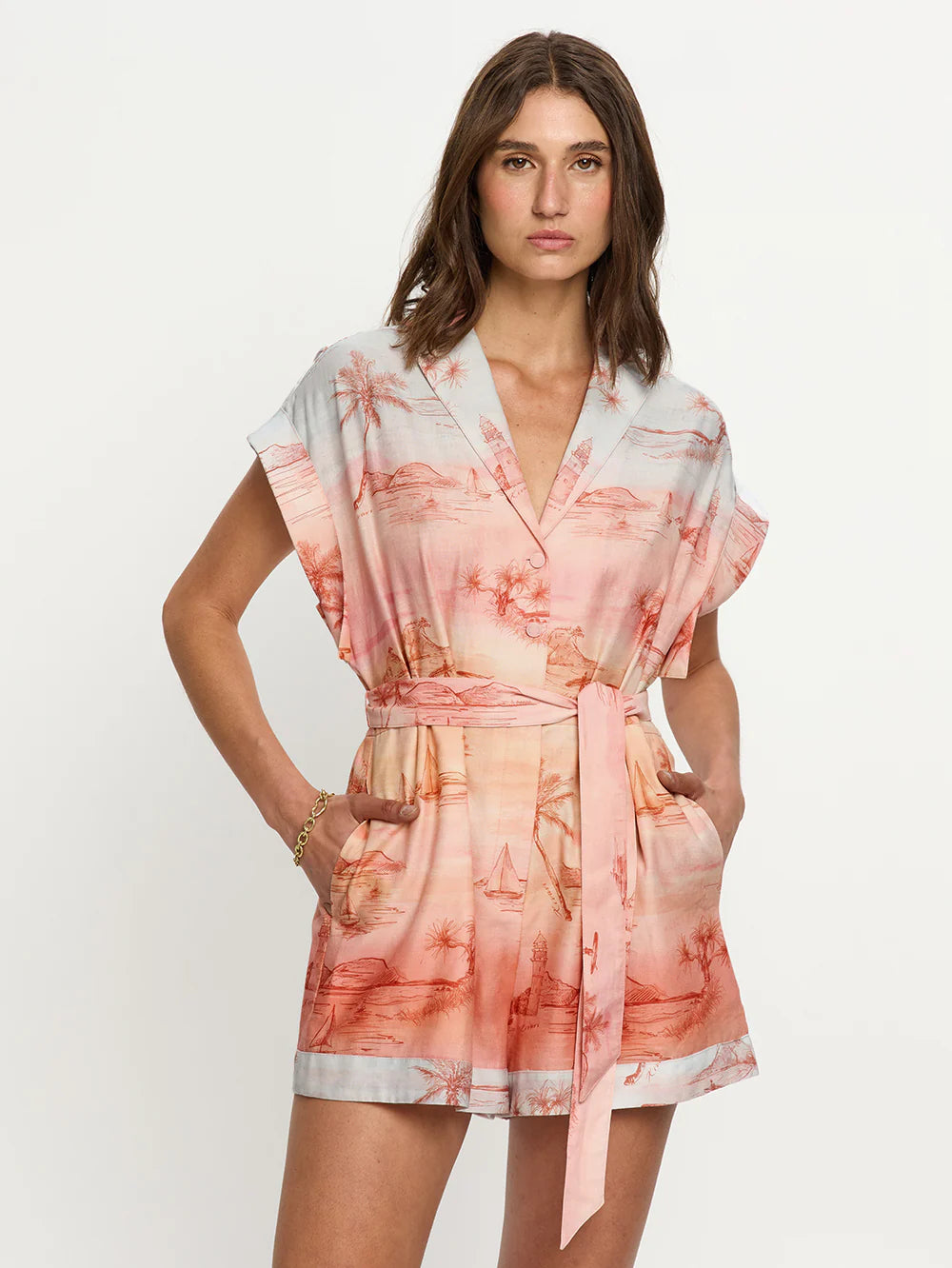 Kivari Sunset Mini Playsuit