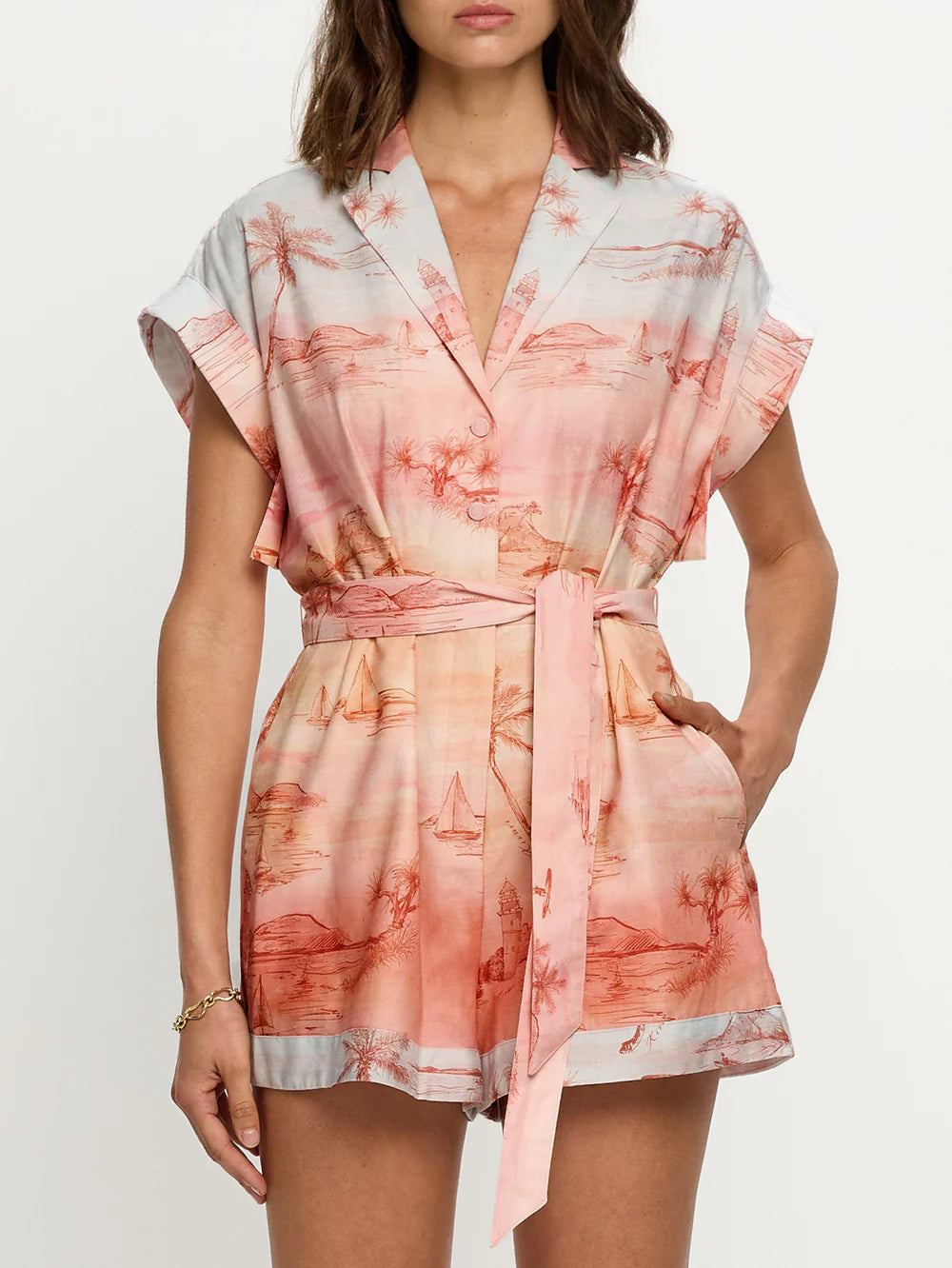 Kivari Sunset Mini Playsuit