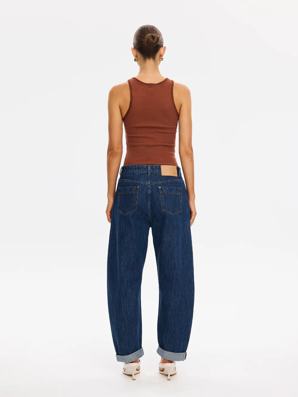 Kivari Tallulah Tank Top - Chocolate