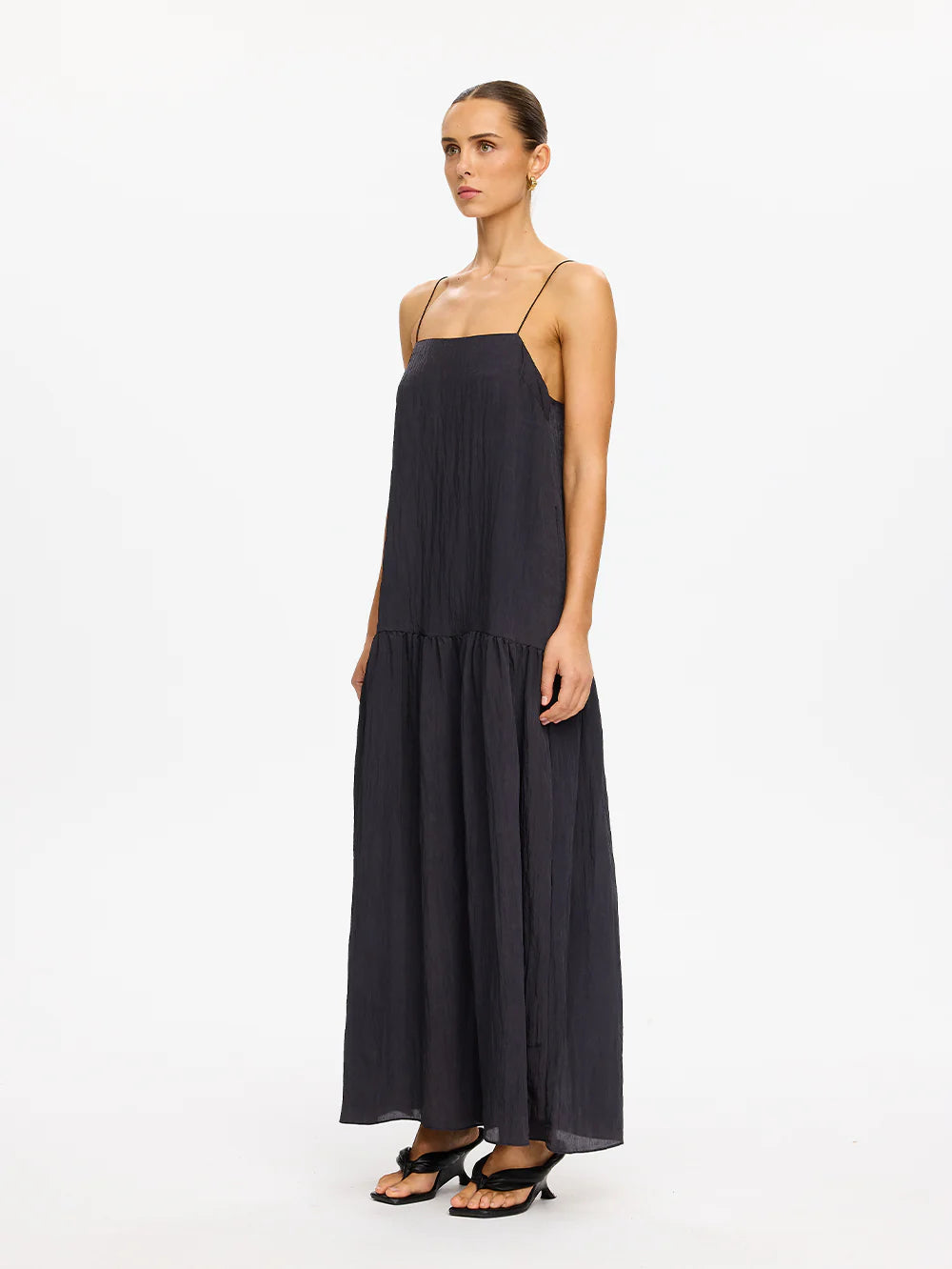 Kivari Uma Maxi Dress - Charcoal