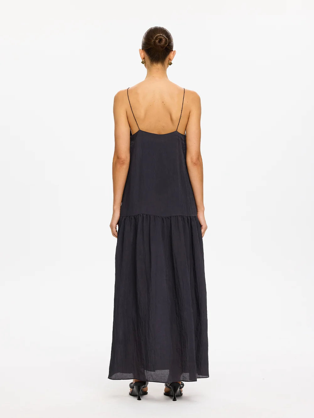 Kivari Uma Maxi Dress - Charcoal