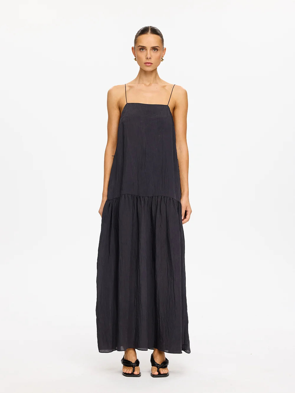 Kivari Uma Maxi Dress - Charcoal