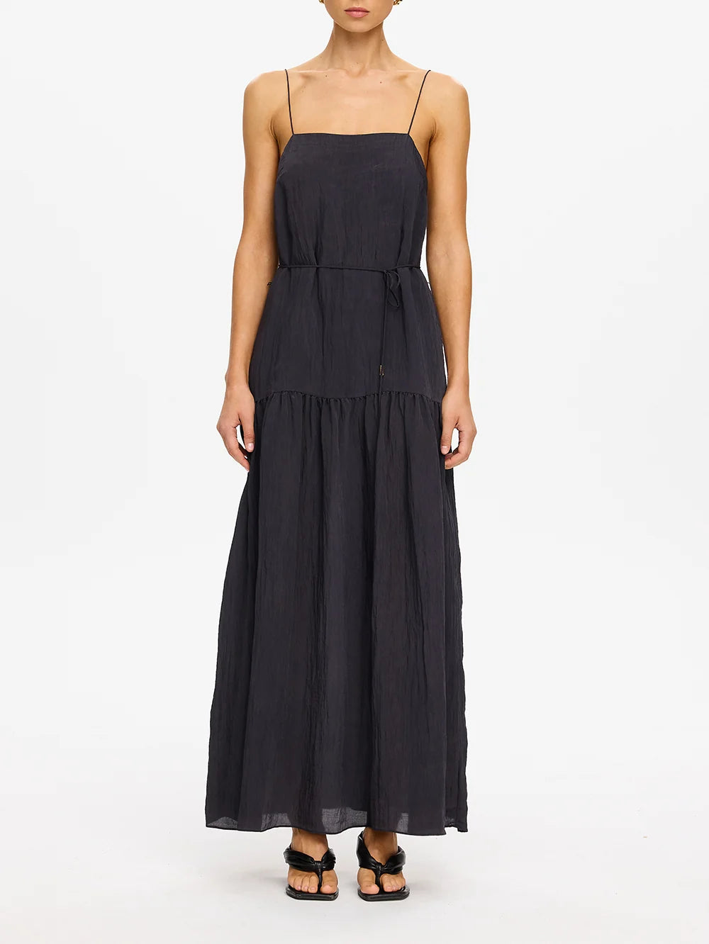 Kivari Uma Maxi Dress - Charcoal