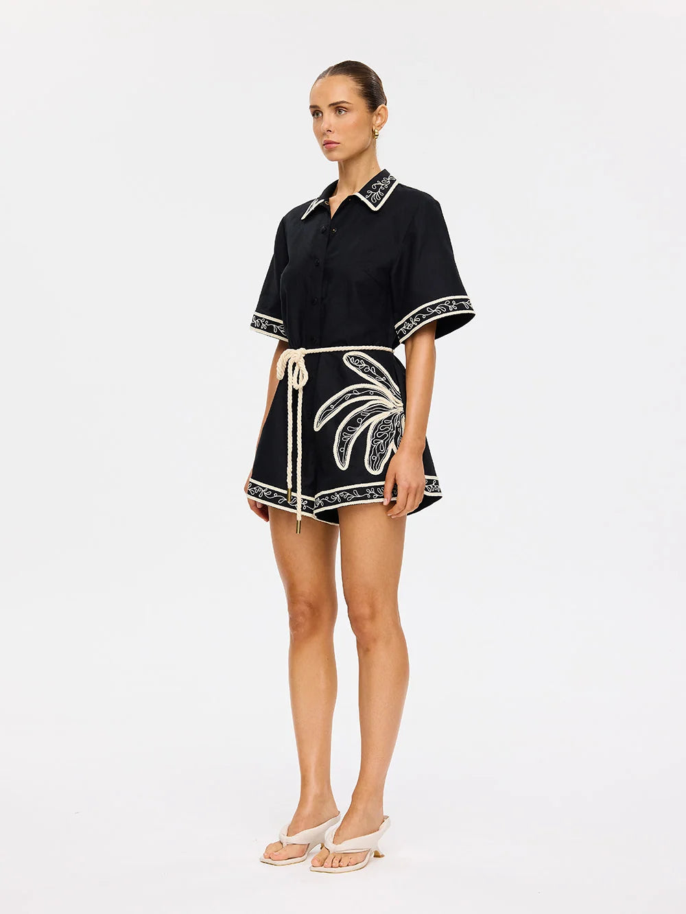 Kivari Zaria Playsuit - Black