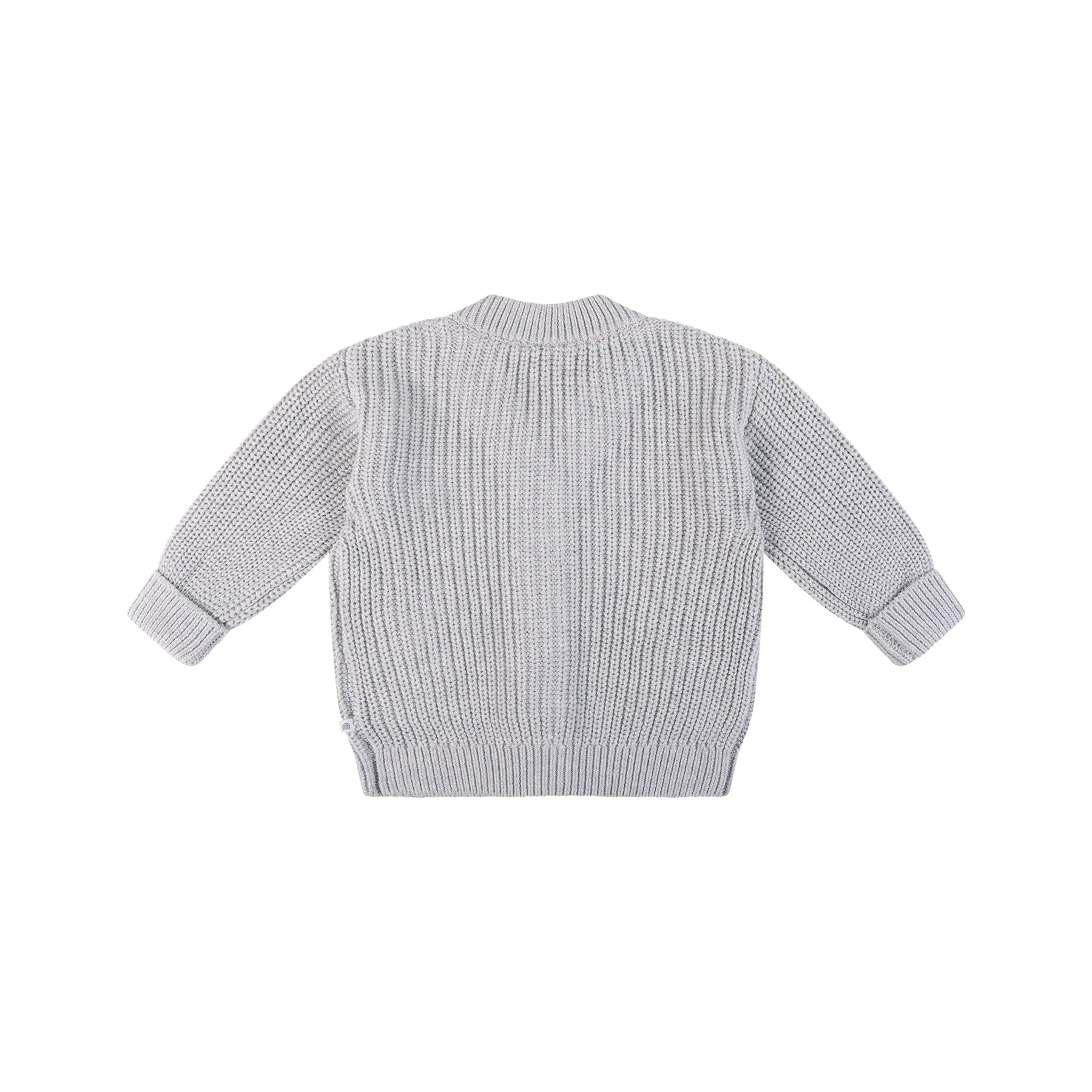 Kynd Baby Knit Bunny Cardigan - Snow Marle
