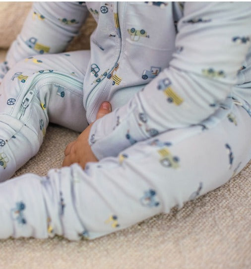 Kynd Day or Night Onesie - Blue Haze Cars