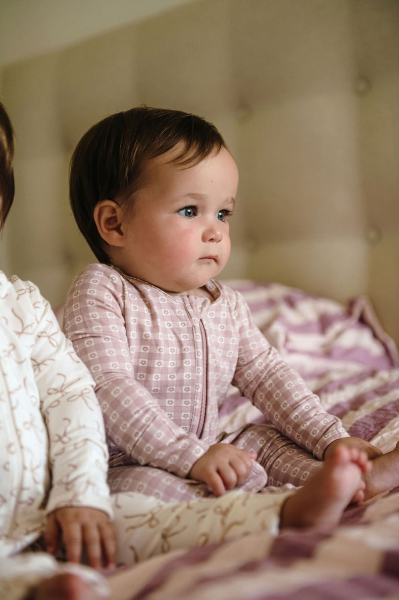 Kynd Day or Night Onesie - Flower Gingham