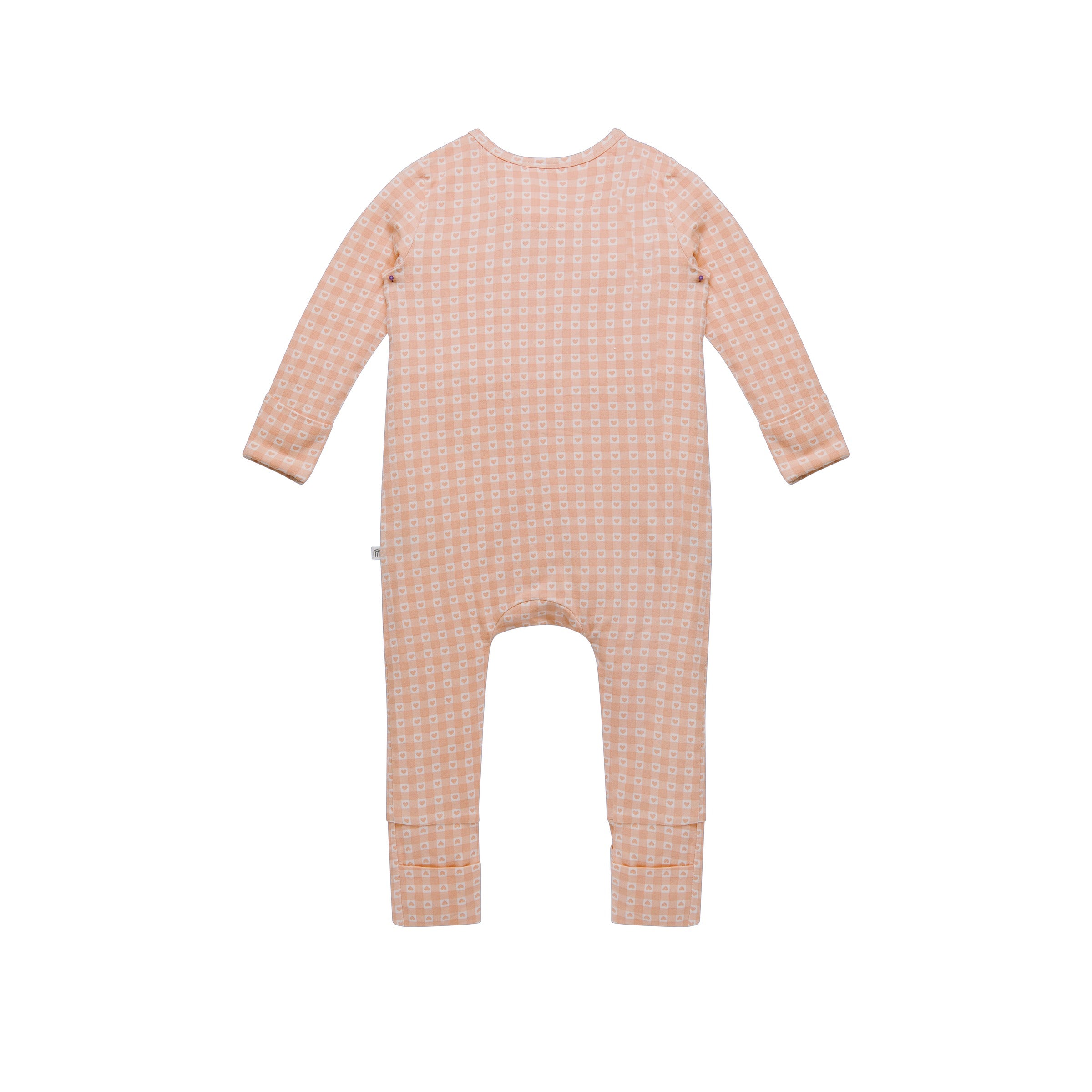 Kynd Day or Night Onesie - Heart Gingham