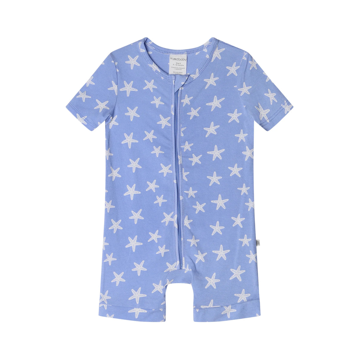 Kynd Essentials SS Onesie - Star Fish Blue