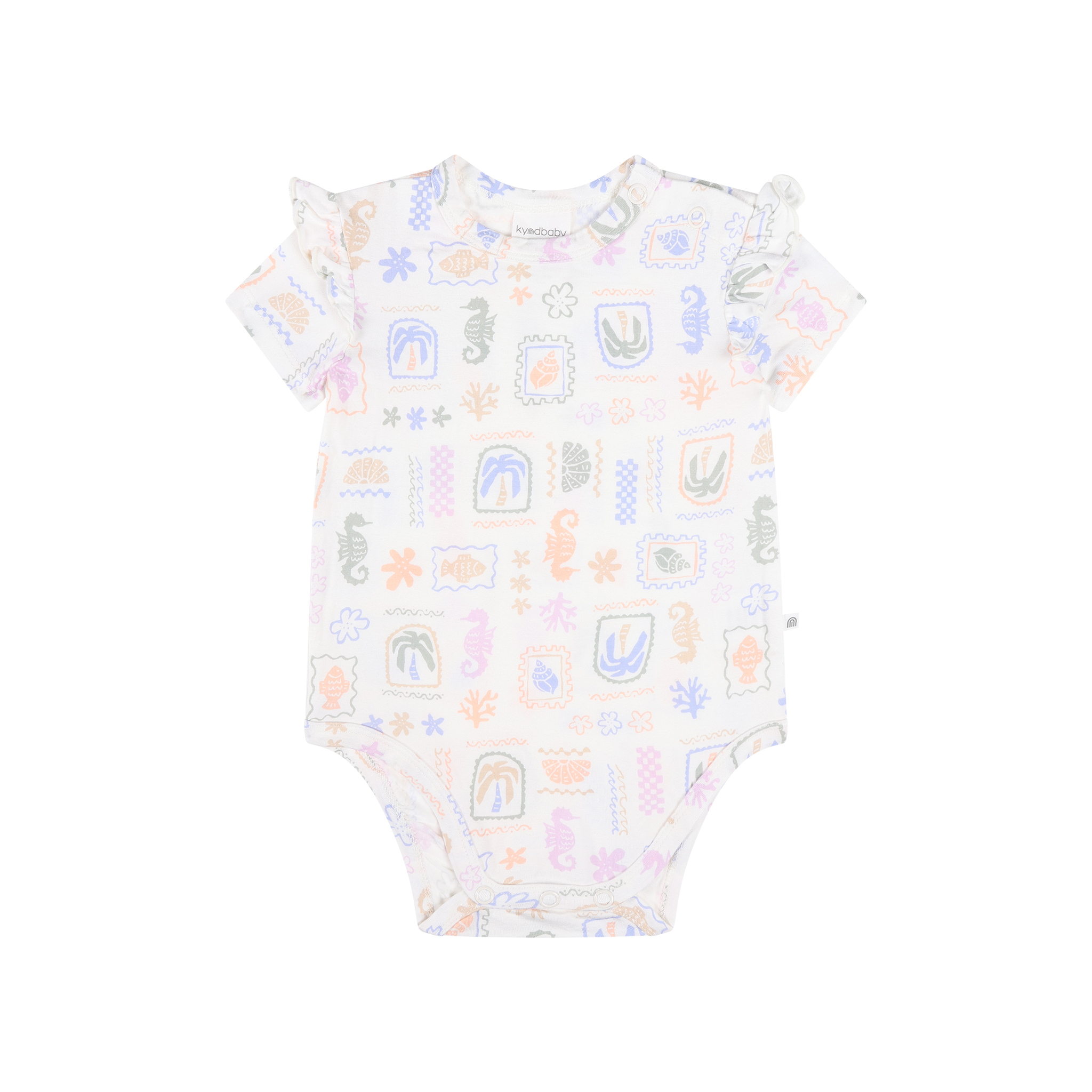 Kynd Frill SS Bodysuit - Resort