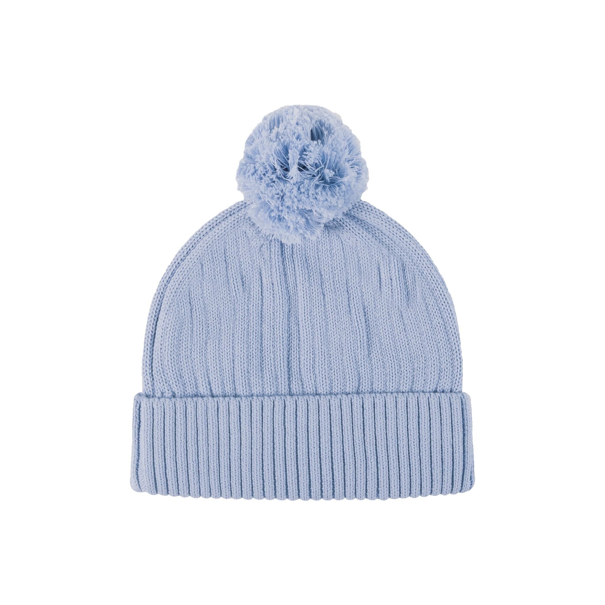 Kynd Organic Chunk Rib Knit Beanie - Sky Blue