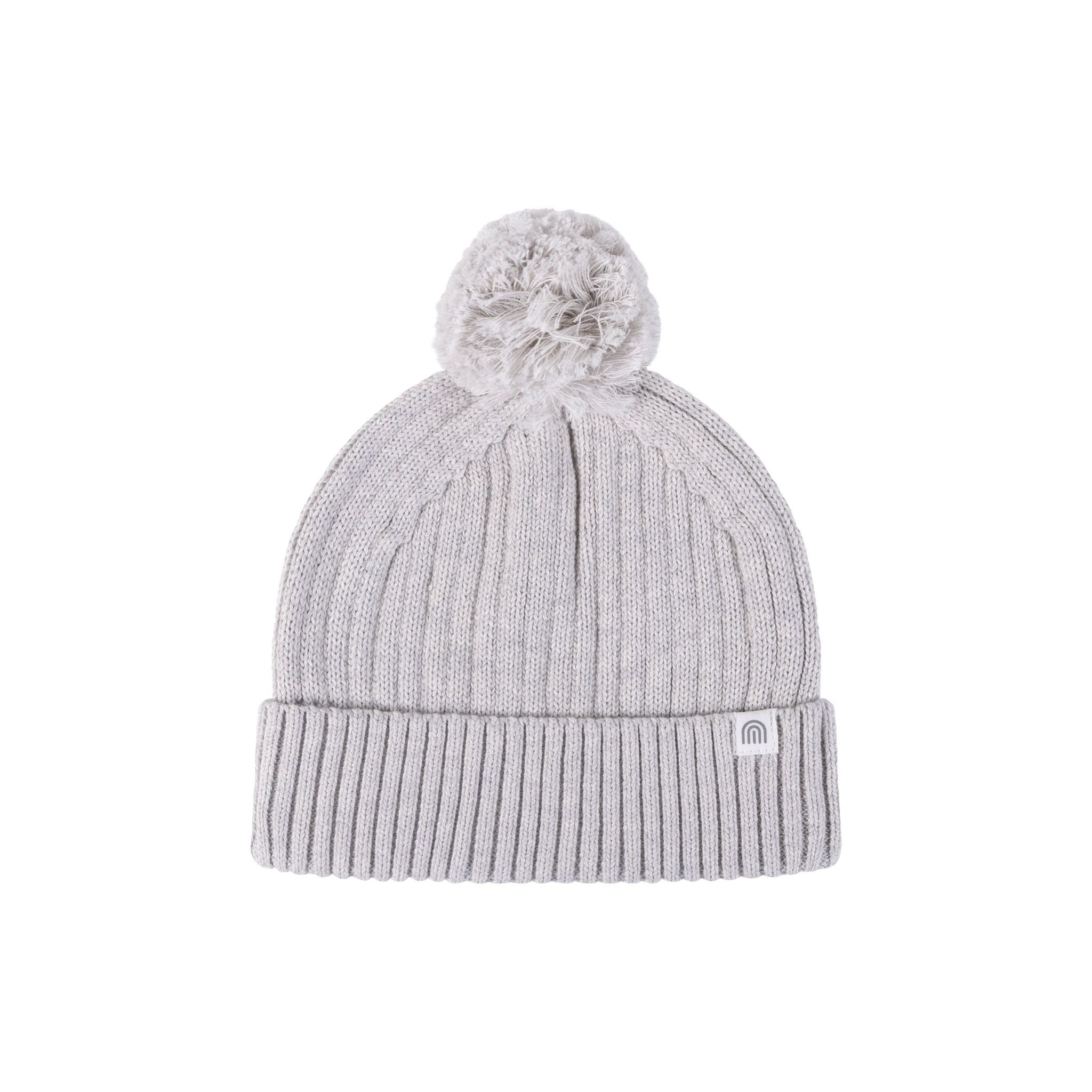 Kynd Organic Chunk Rib Knit Beanie - Snow Marle