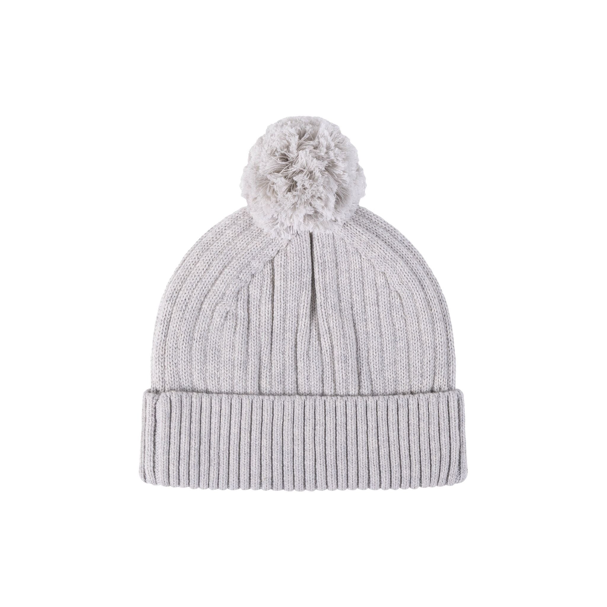 Kynd Organic Chunk Rib Knit Beanie - Snow Marle