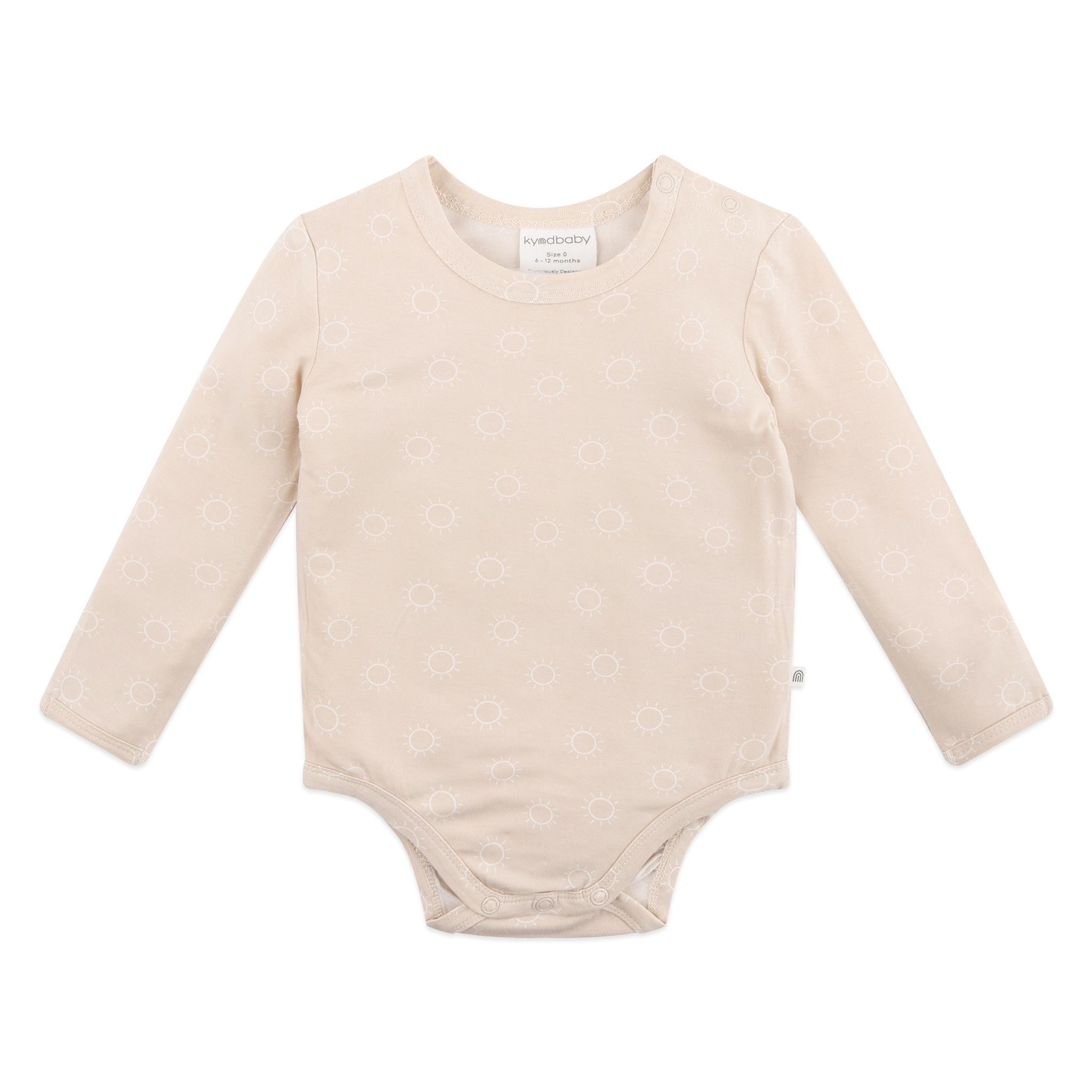 KYND Comfy Bodysuit Long Sleeve - Neutral Sunrise