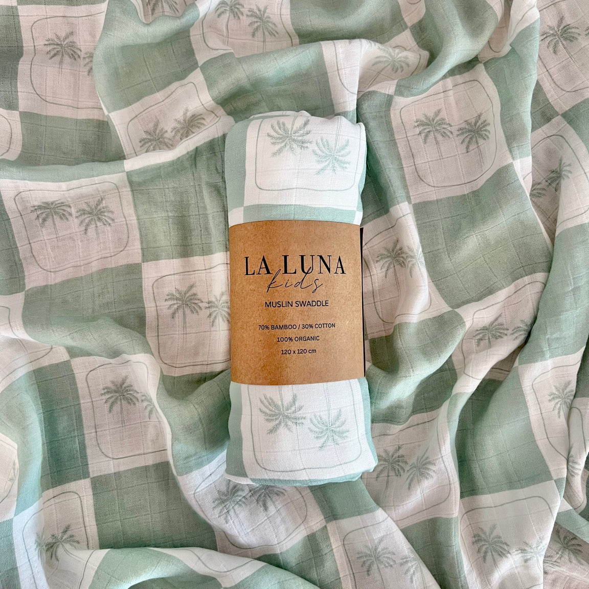 La Luna Kids Oasis Palm Swaddle