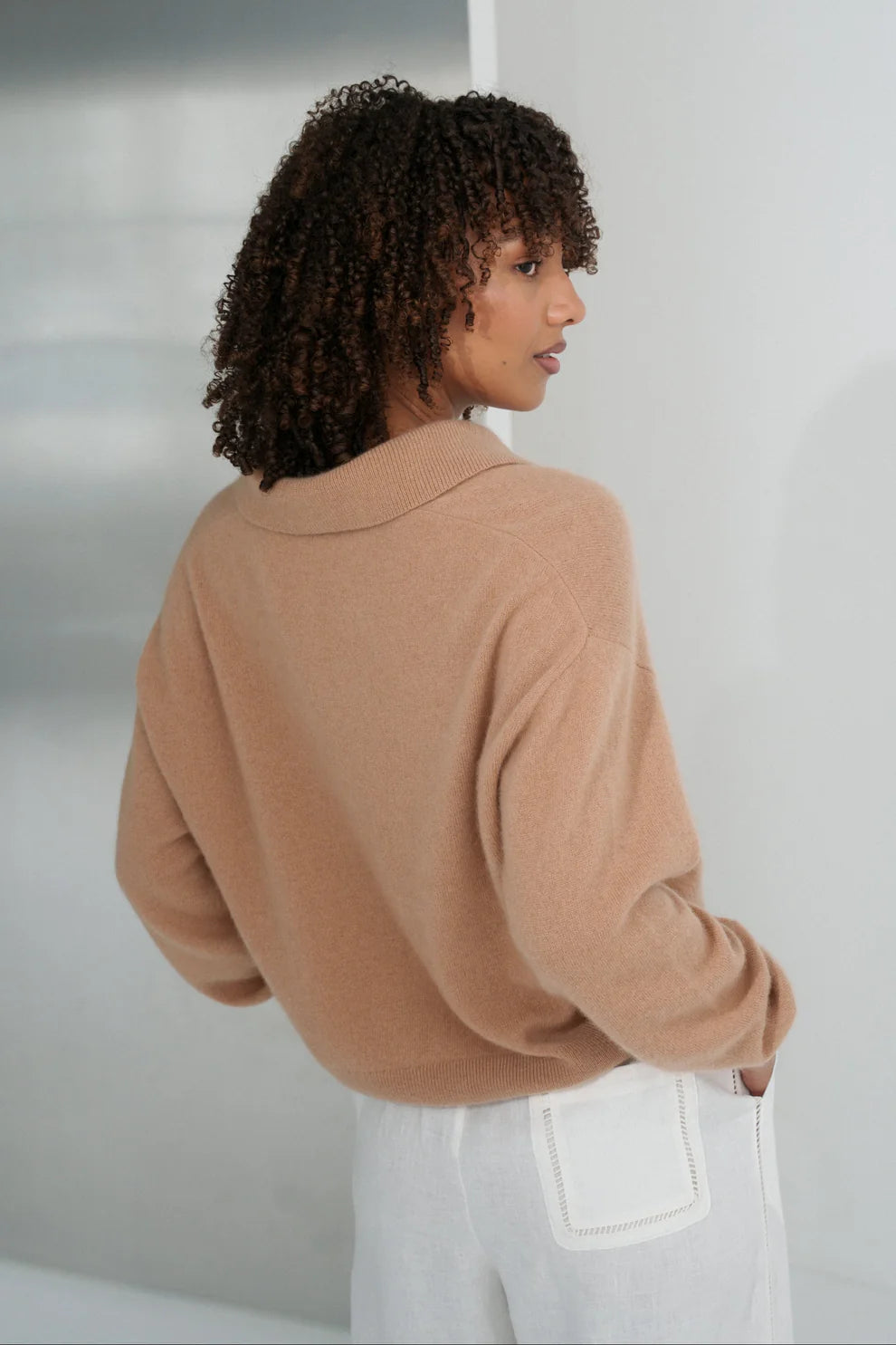 Lilly Pilly Emma Cashmere Knit - Camel