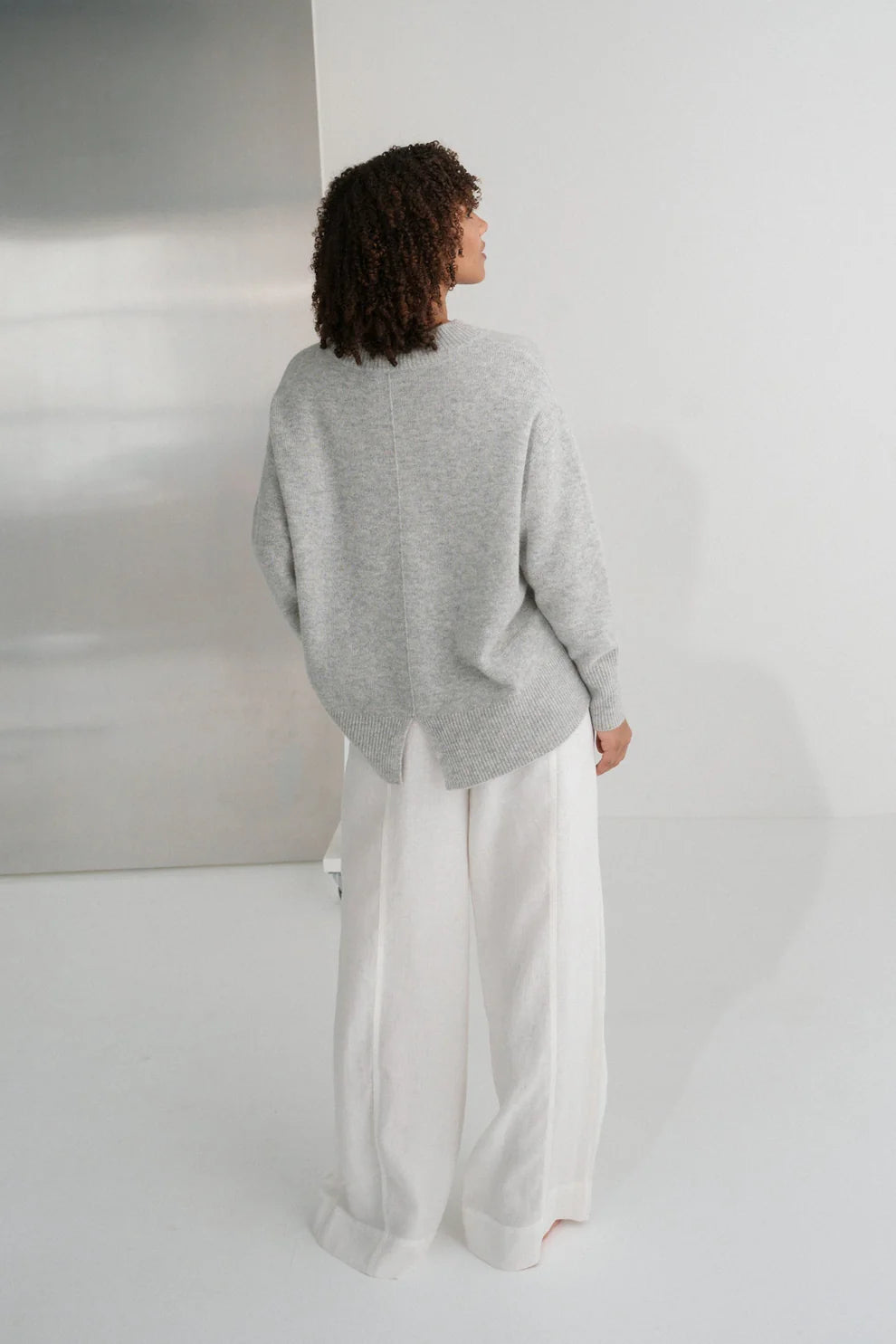 Lilly Pilly June Cashmere Knit - Grey Marle