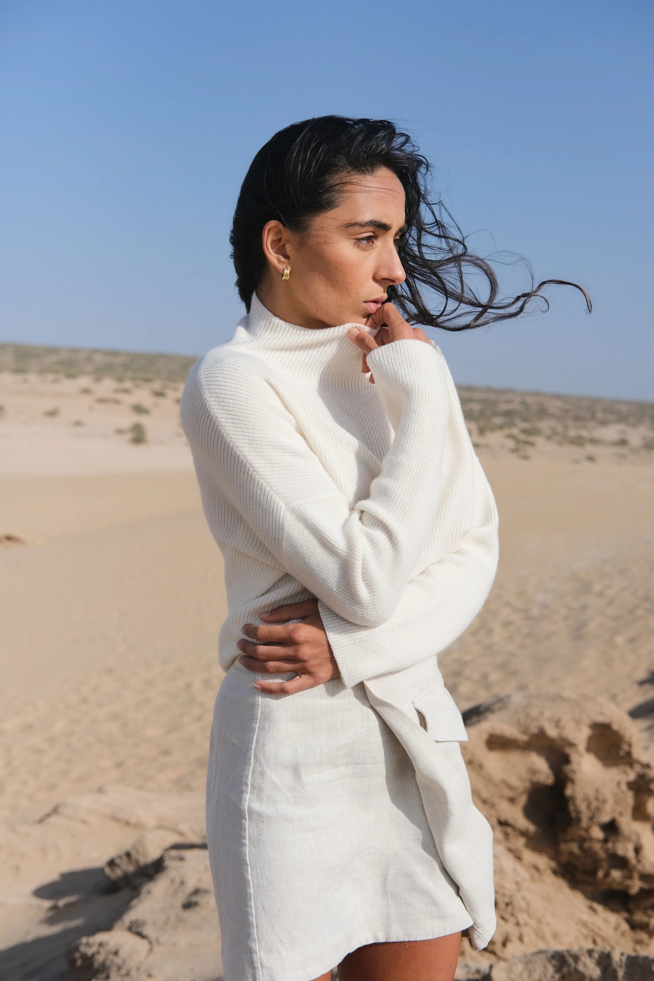 Lilly Pilly Lumi Cashmere Knit - Ivory