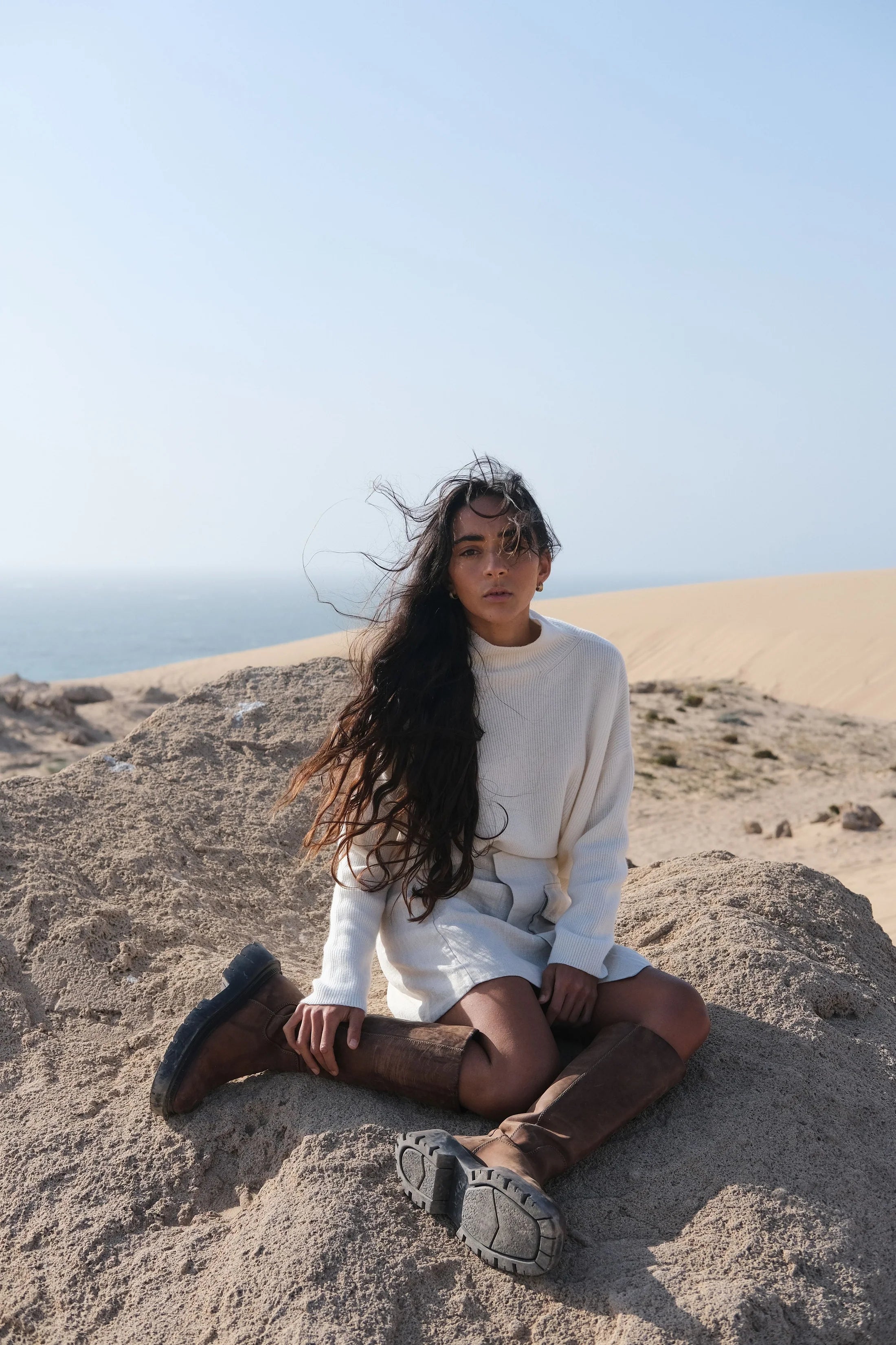 Lilly Pilly Lumi Cashmere Knit - Ivory