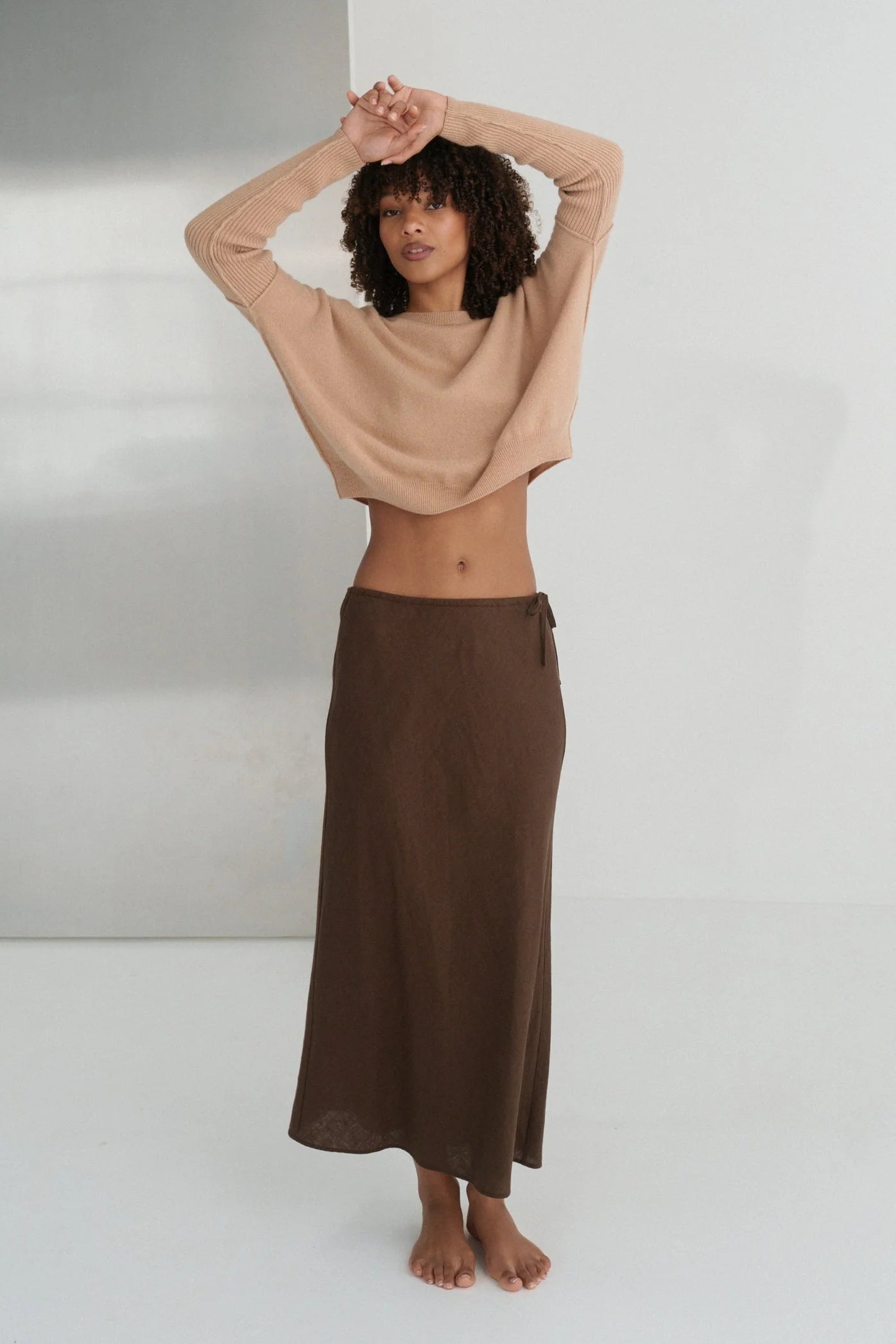 Lilly Pilly Miri Cashmere Knit - Camel