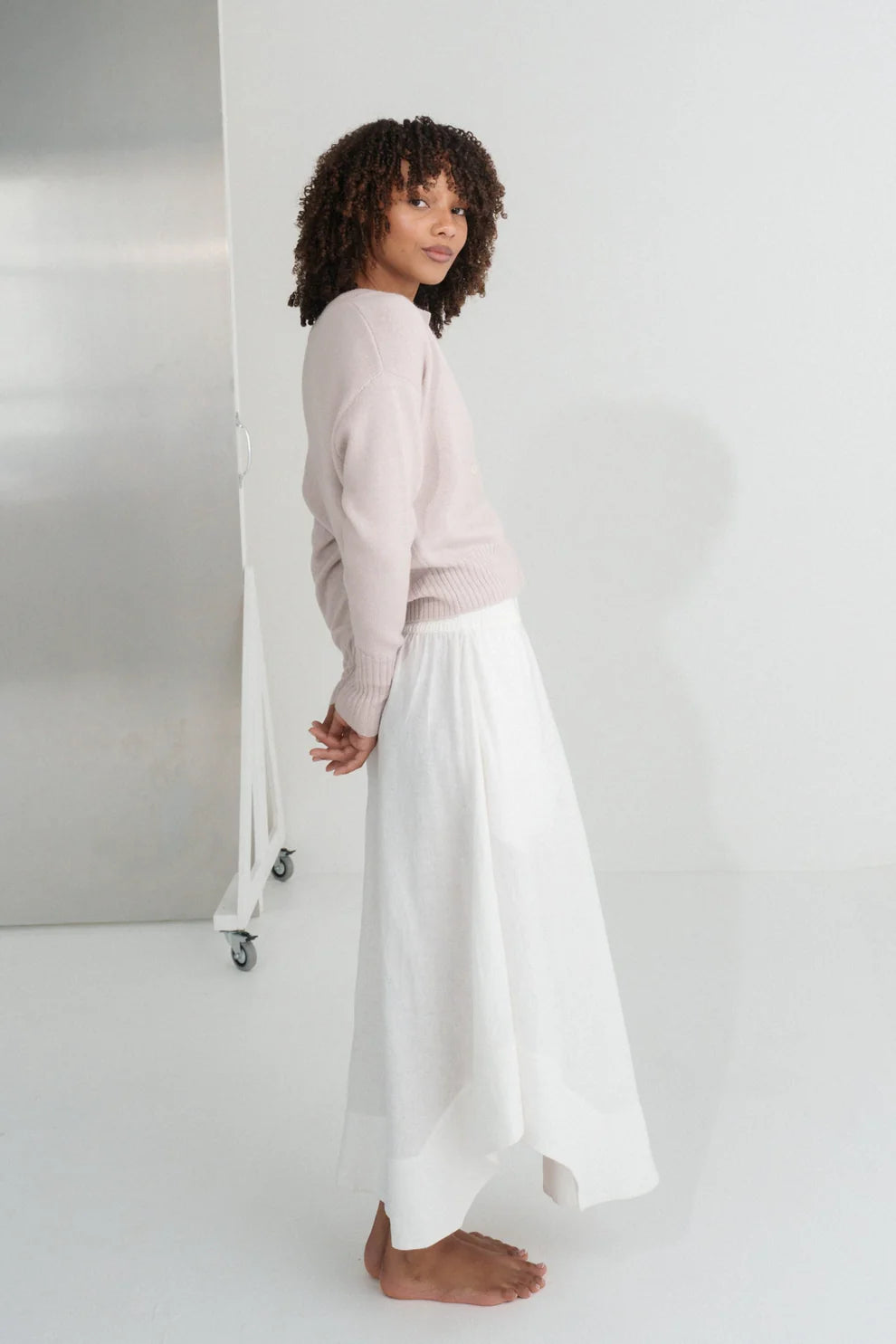 Lilly Pilly Taylor Merino Cardi - Dusty Lilac
