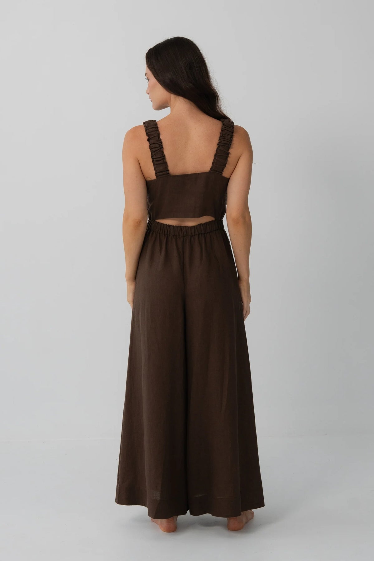 Lilly Pilly Keely Jumpsuit - Chocolate