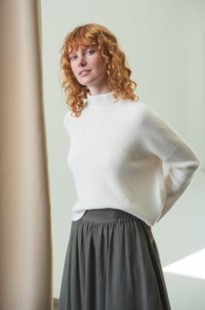 Lilly Pilly Lumi Cashmere Knit - Ivory