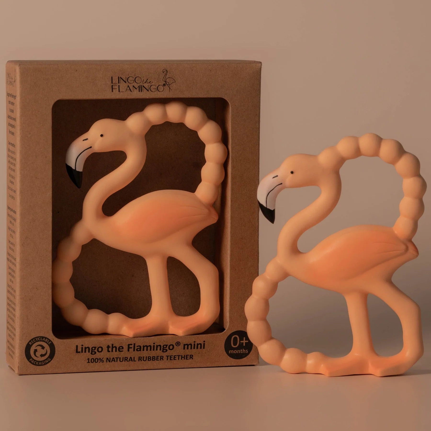 Lingo The Flamingo Teething Toy - Mini