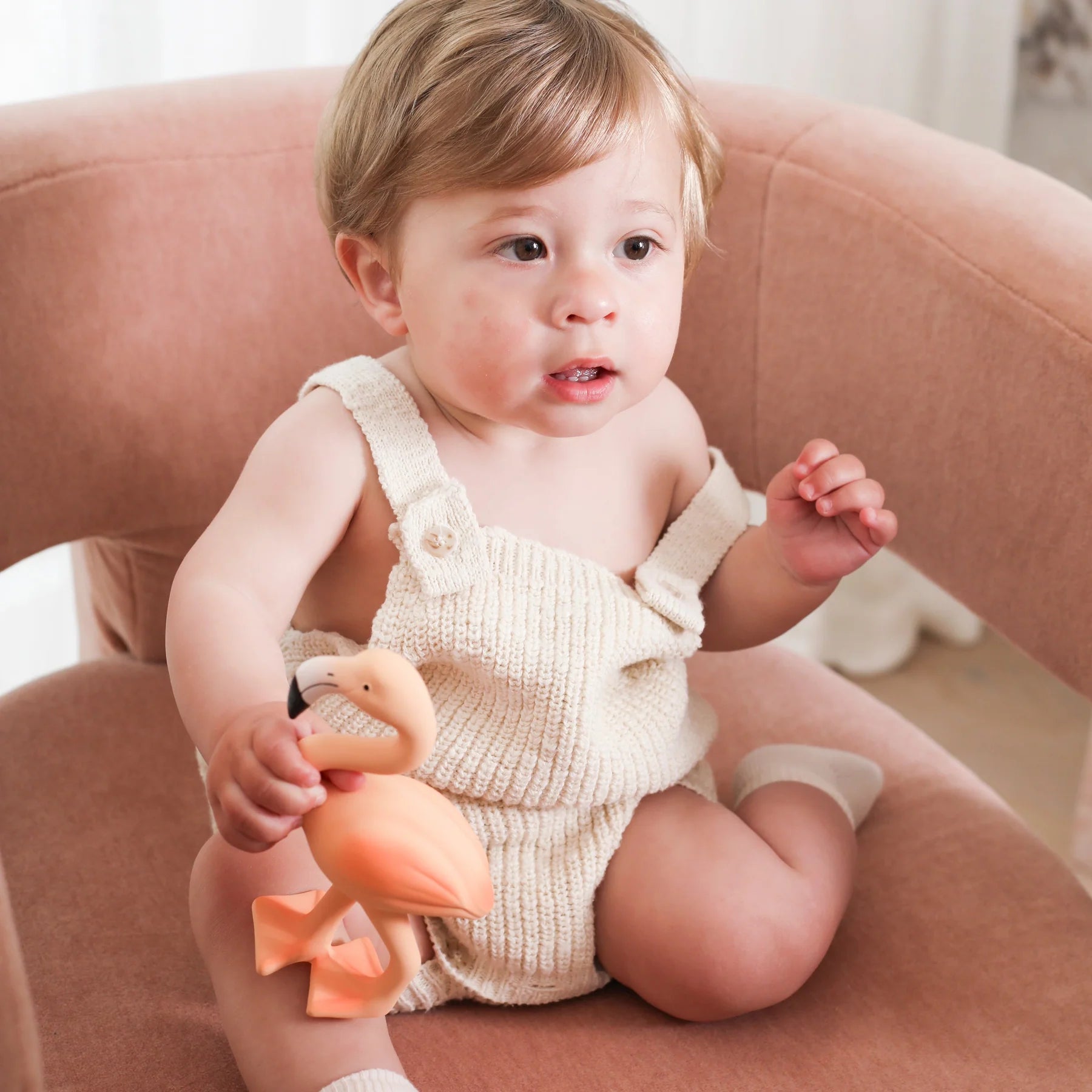 Lingo The Flamingo Teething Toy