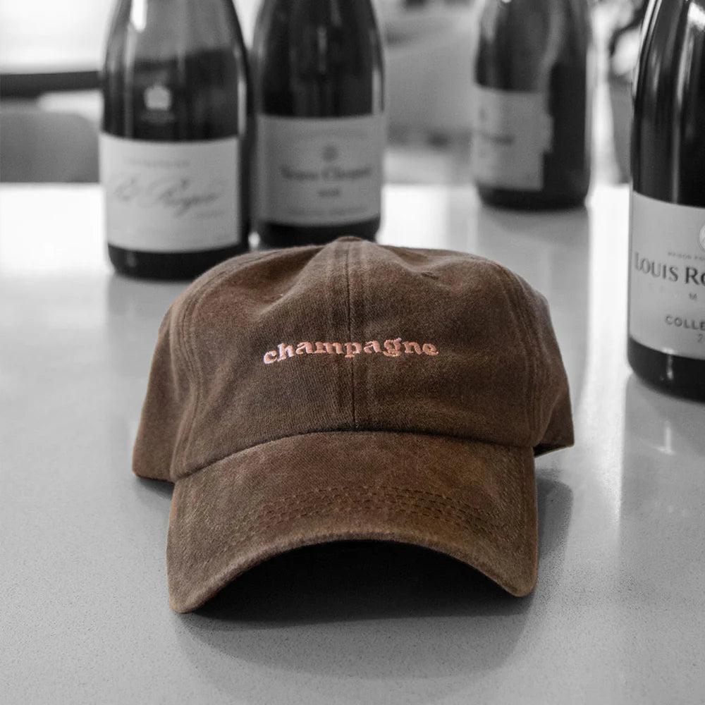 Lovefound Slogan Cap Champagne - Washed Grey